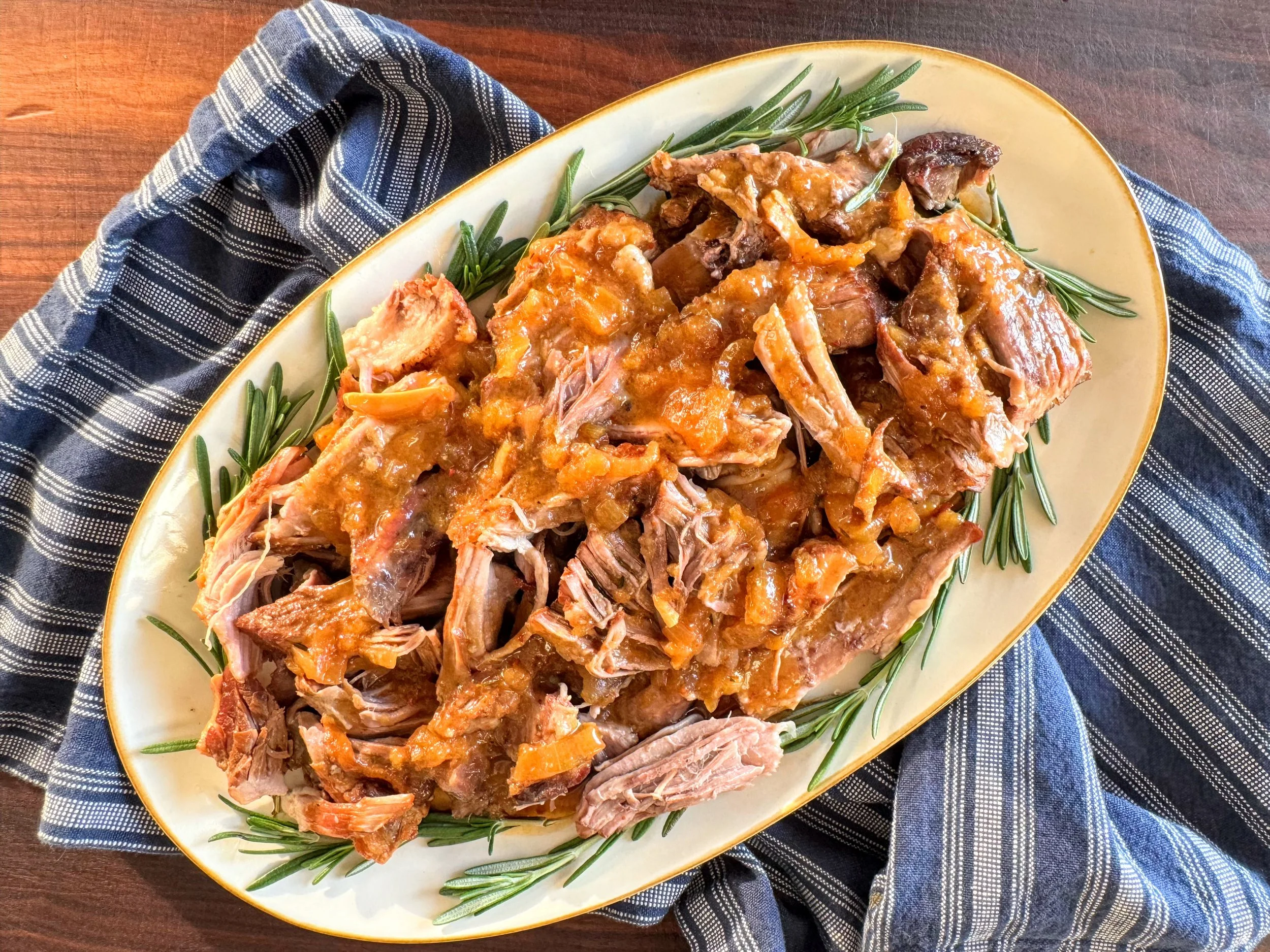 Apple Cider-Miso Braised Pork Shoulder