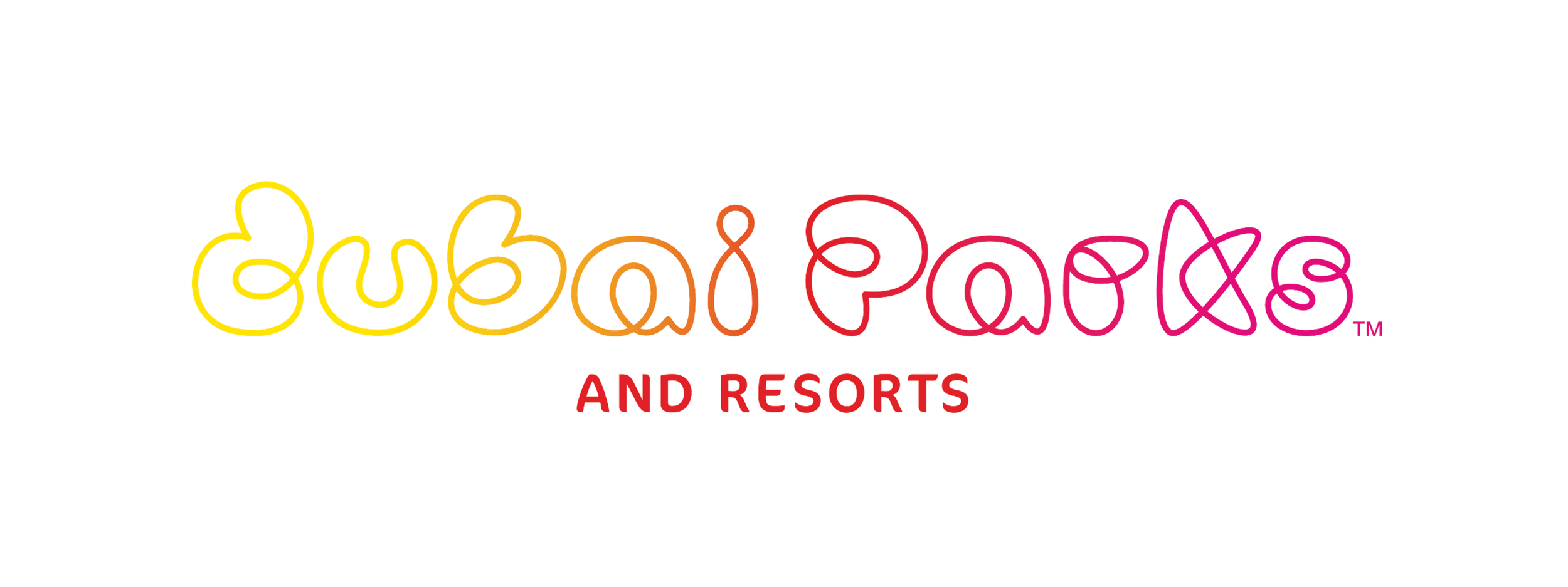 Colorful logo for Bubba Palooza and Resorts with rainbow-colored text on a white background.
