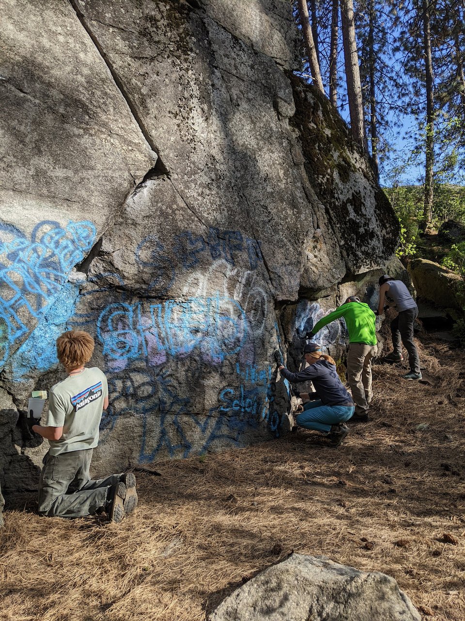 Minnehaha Graffiti Cleanup