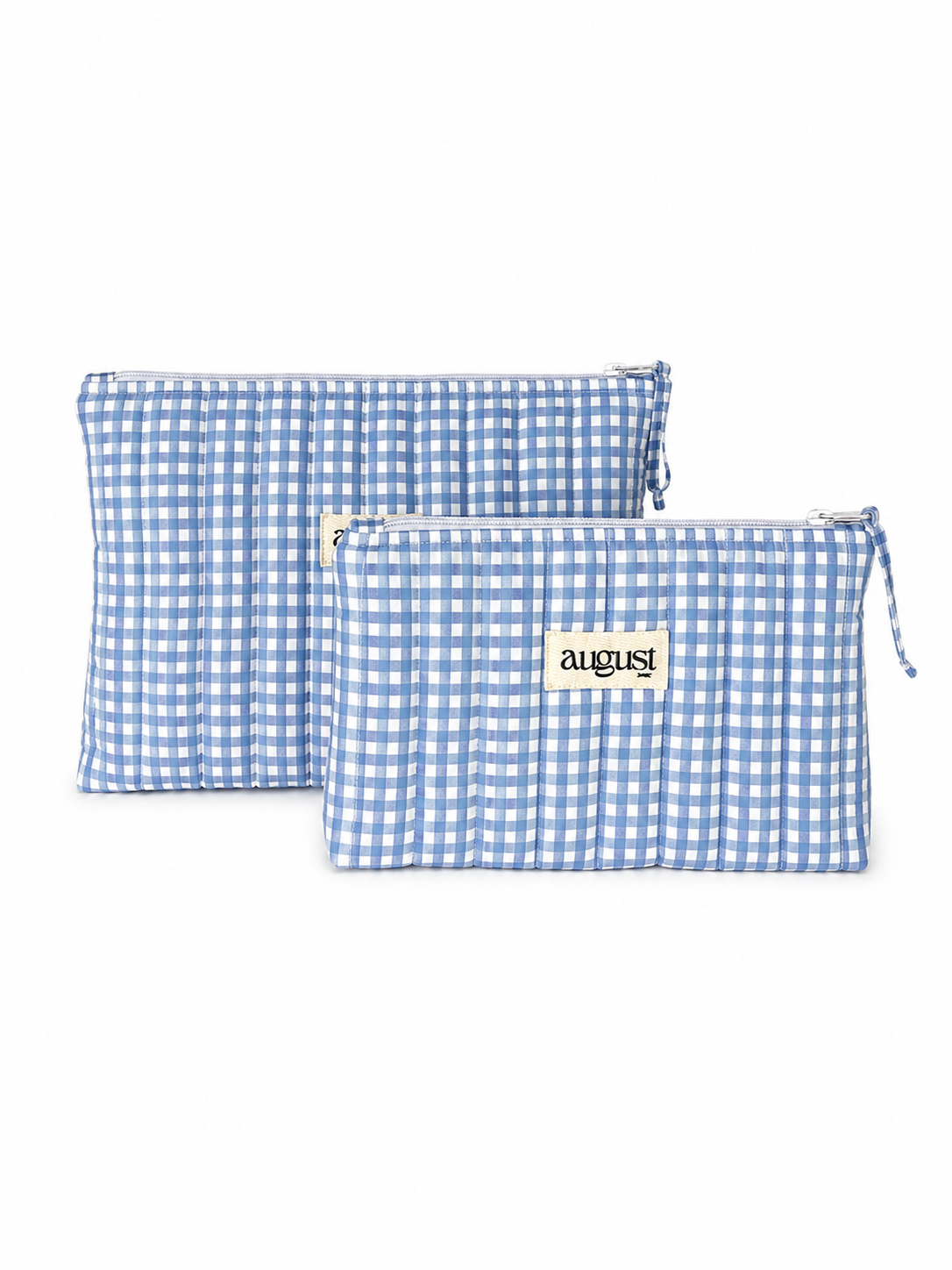 VANITY BAG BABY BLUE GINGHAM