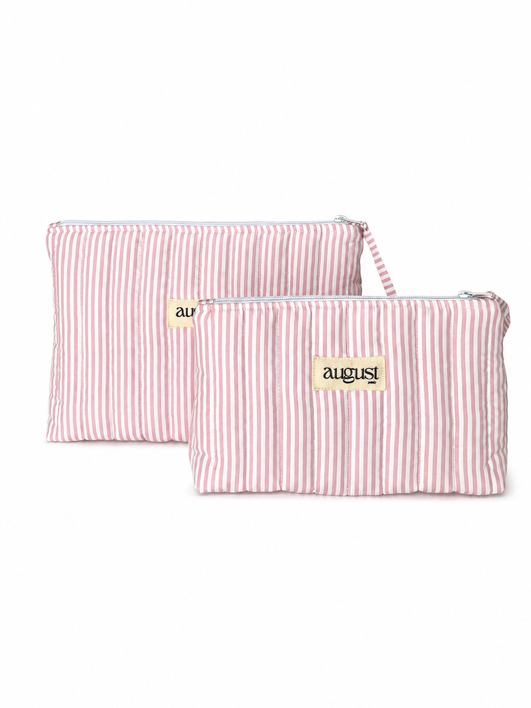 VANITY BAG PINK STRIPES