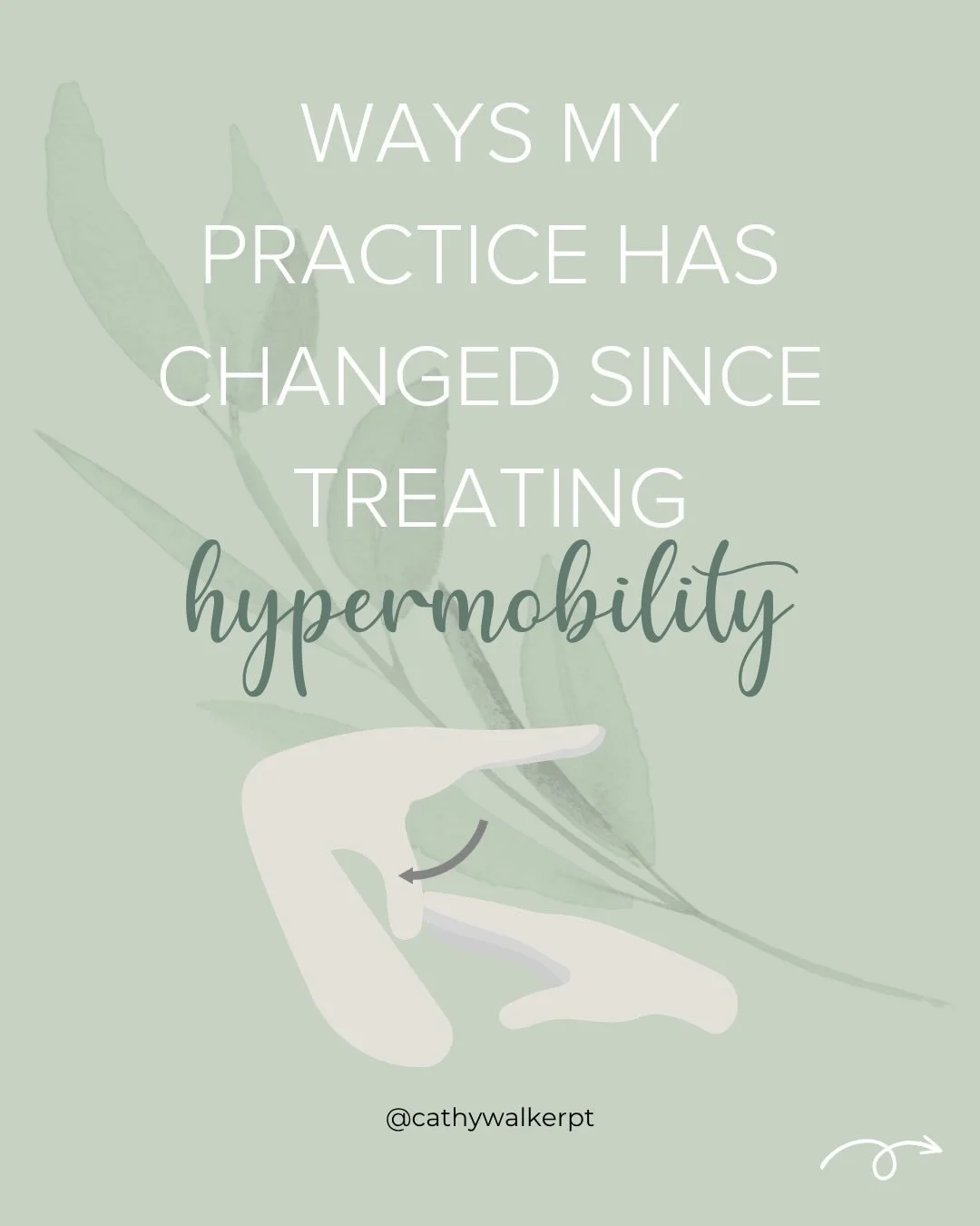 Made the post two weeks ago but never posted it 😆

 If you find this helpful and want help integrating it into your practice then I&rsquo;d recommend checking out the Hypermobility Solutions Course. I am hosting an in-person course at The Cheerful P