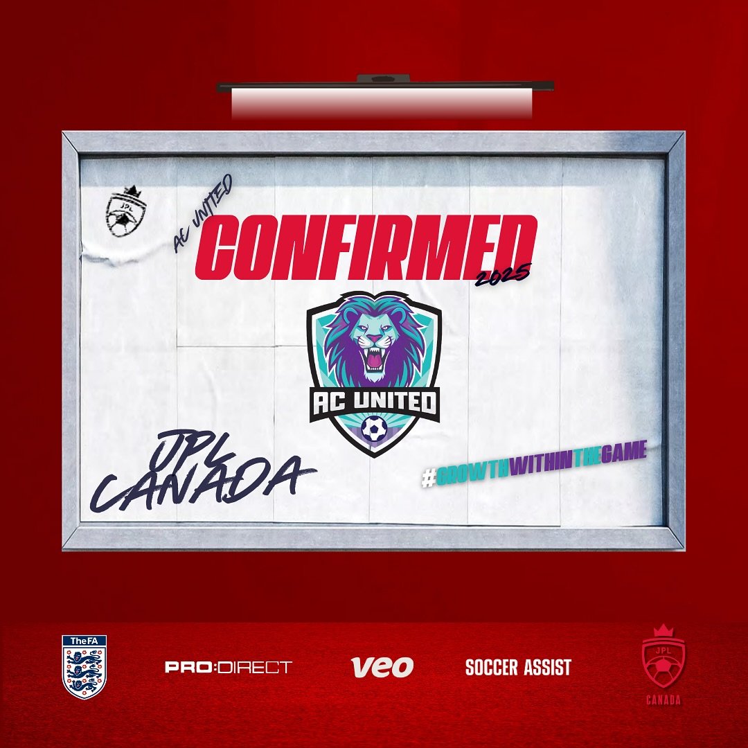 🇨🇦⚽️ 𝐖𝐄𝐋𝐂𝐎𝐌𝐄 𝐀𝐂 𝐔𝐍𝐈𝐓𝐄𝐃! ⚽️🇨🇦

We&rsquo;re excited to announce that AC United will be joining us for the JPL Canada 2025 season! 🔥

Looking forward to seeing you showcase your skills on the pitch&mdash;welcome to the JPL Canada fam