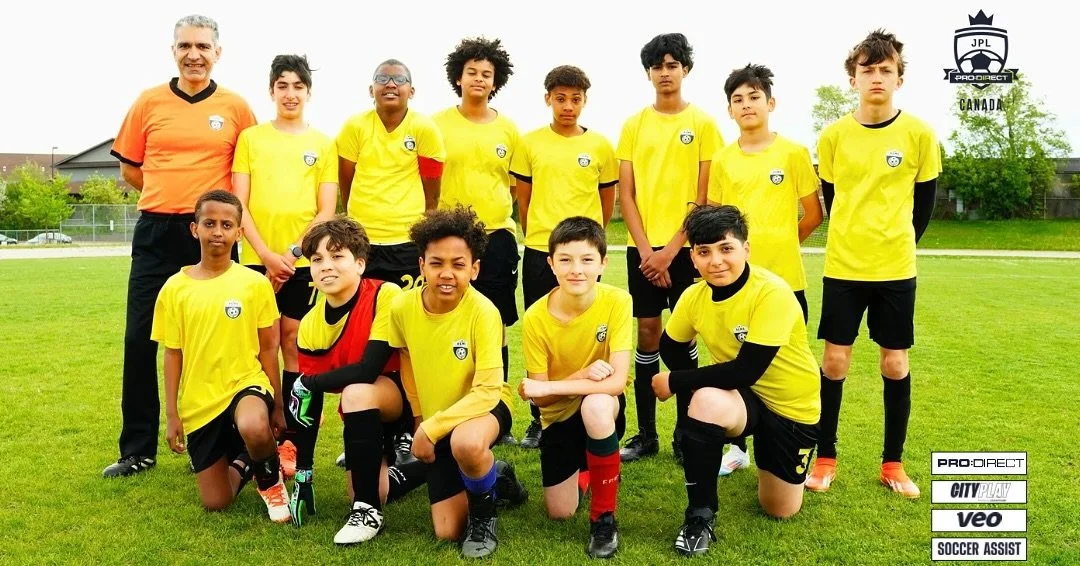 Pre-match squad photo of @acmesoccer before their clash with @tackles.ca in the JPL Canada season opener 🇨🇦⚽

#JPLCanada #JuniorPremierLeague #NextGenTalent #YouthSoccer #CanadianFootball
