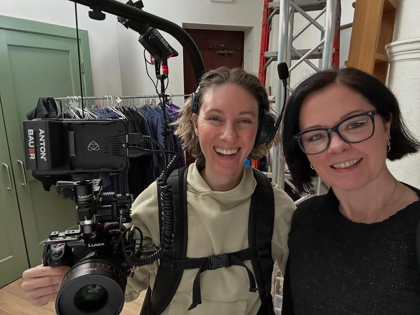 It&rsquo;s always a privilege getting to work with Capri. This multi-talented camera boss and I are currently on 3 random back to back jobs in a row together and we just found out immediately after we are working a 4th job together. The odds of this 