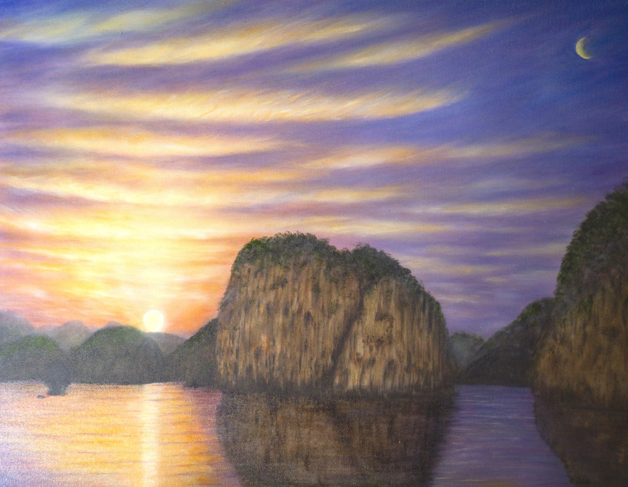 Ha Long Sunset