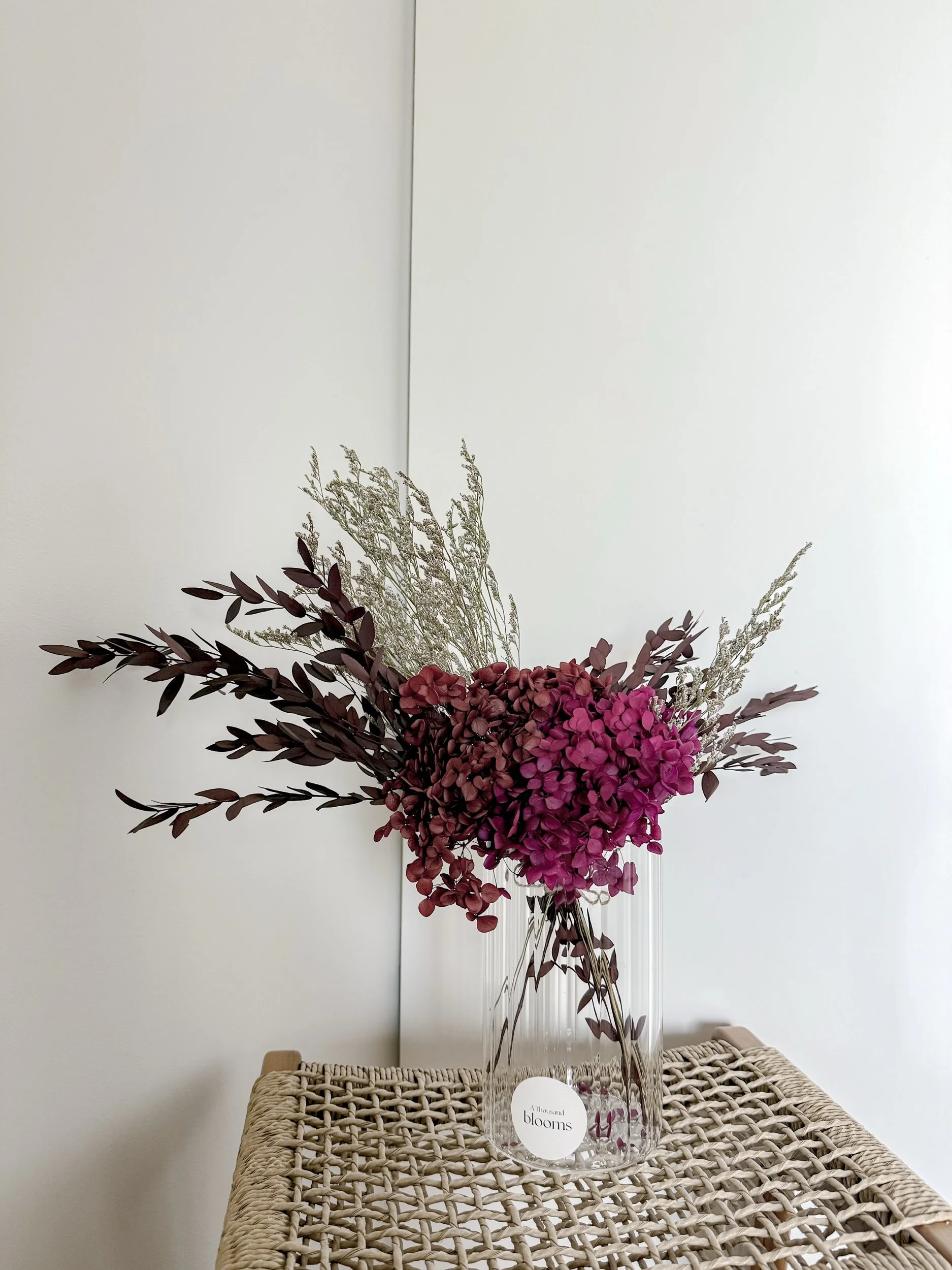 BORDEAUX Blooms & Seville Vase
