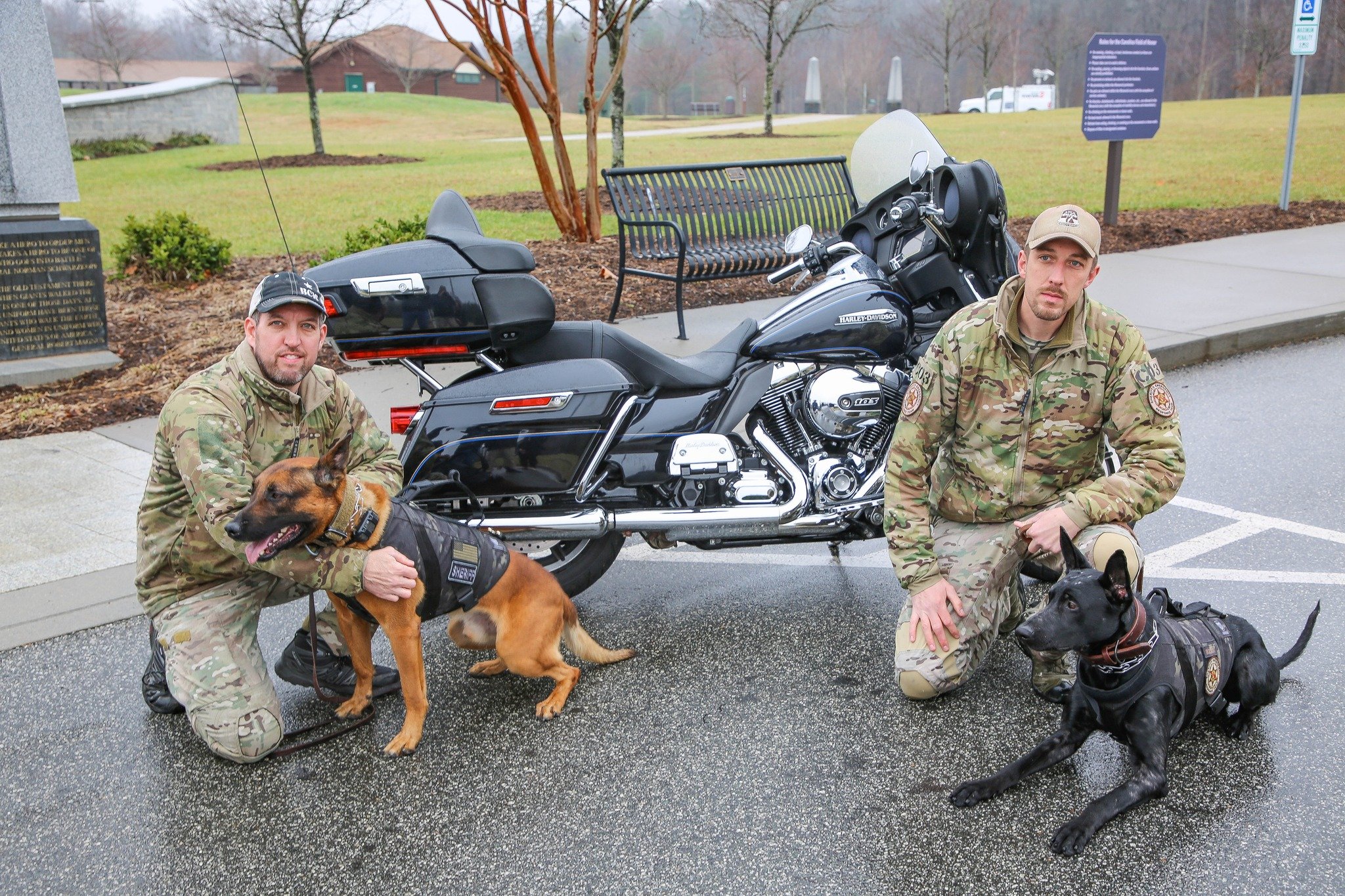 In December 2023, we donated two K-9 vests to the Guilford County Sheriff’s CERT team, thanks to Brother Blakely’s leadership and the generous support of our donors.
