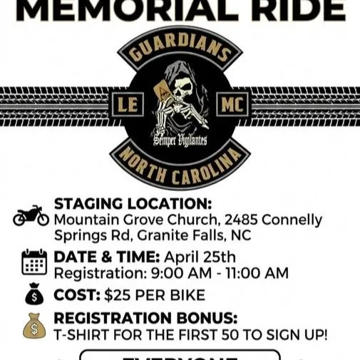 🏍️ **Calling all riders!** 🏍️

Join us for **The Gary Smith Memorial Ride** hosted by the Guardians MC &ndash; North Carolina as we come together to honor and remember Gary Smith. Let&rsquo;s ride in his memory and show the strength of the riding c