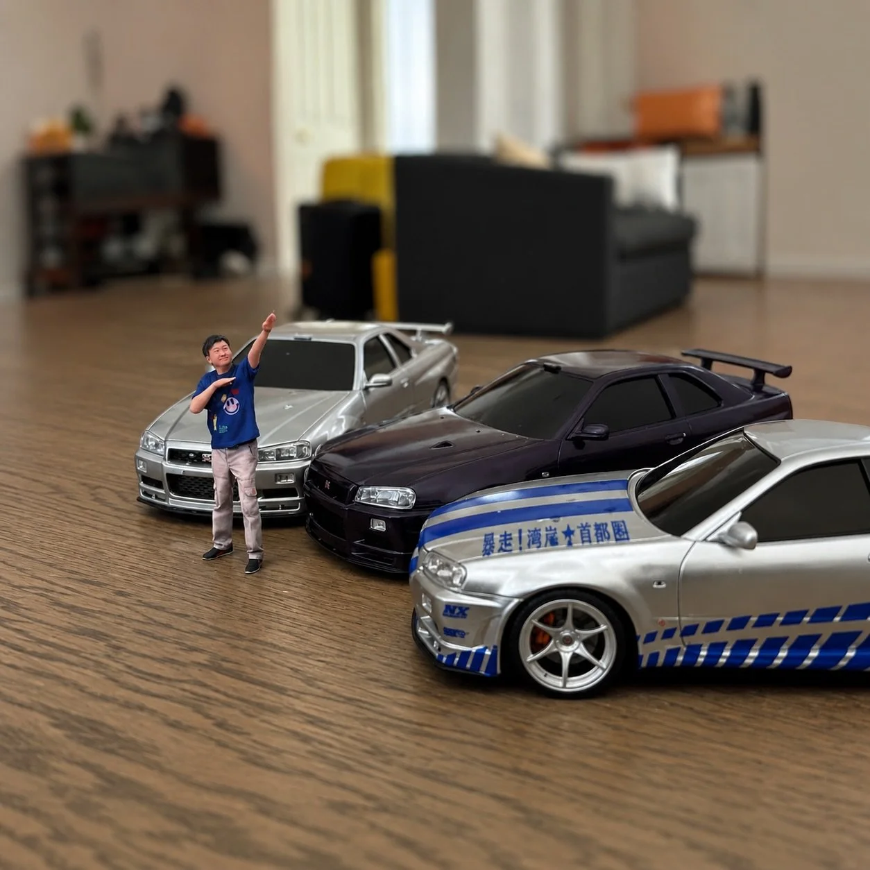 Look at his GTR collection 😮&zwj;💨🏎️
Now he&rsquo;s got a custom 3D figure to match the lineup.

Capture yourself with the things you love most and turn it into a one-of-a-kind collectible with MEin3D. 📸

DM us to book your custom 3D figure appoi