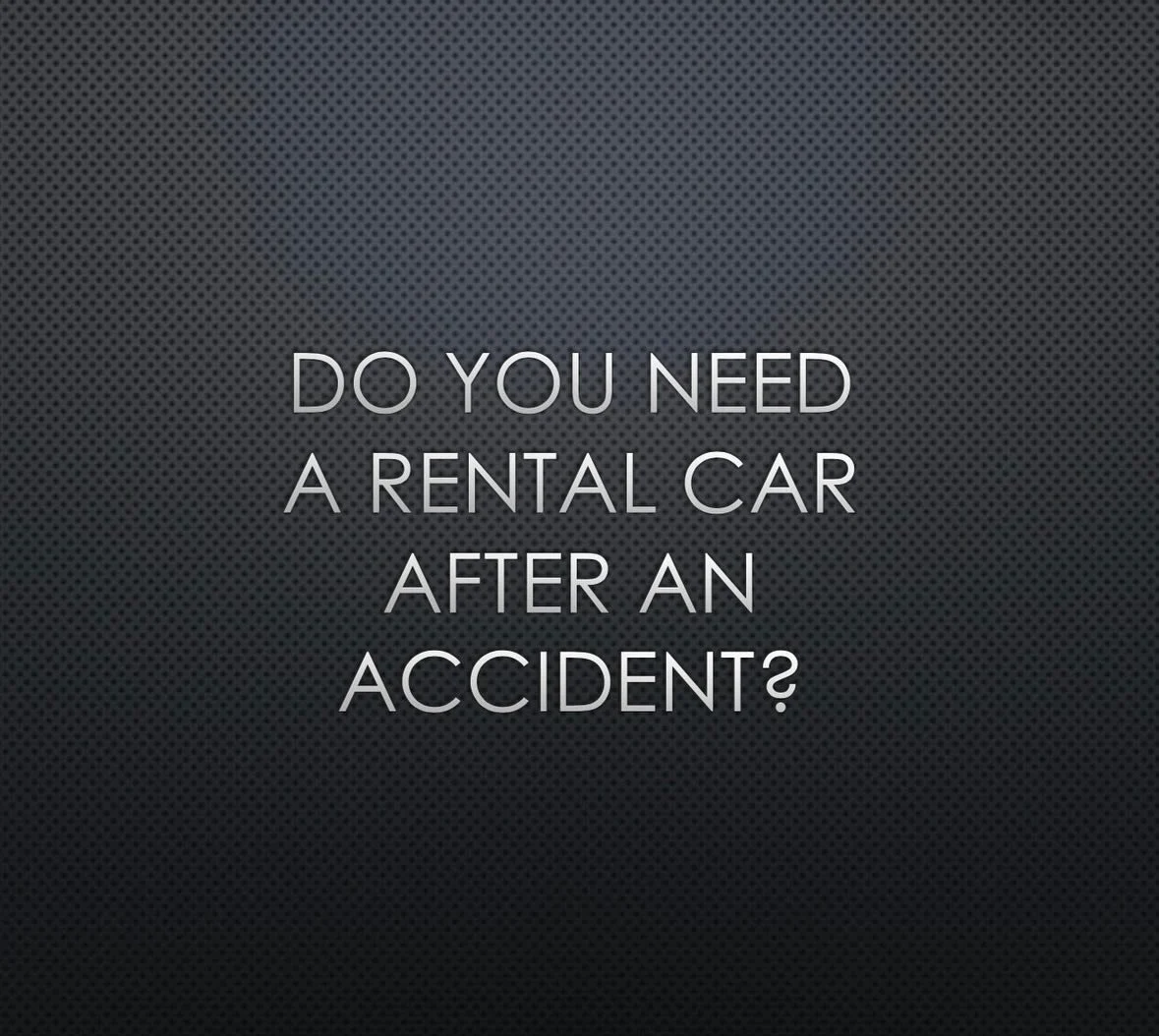 Do you need rental coverage? Let&rsquo;s talk about it! 

Rental Coverage or Rental Reimburesement can be very helpful, and most companies will offer various levels of coverage. 

Insurance companies also partner with rental companies to make it easi