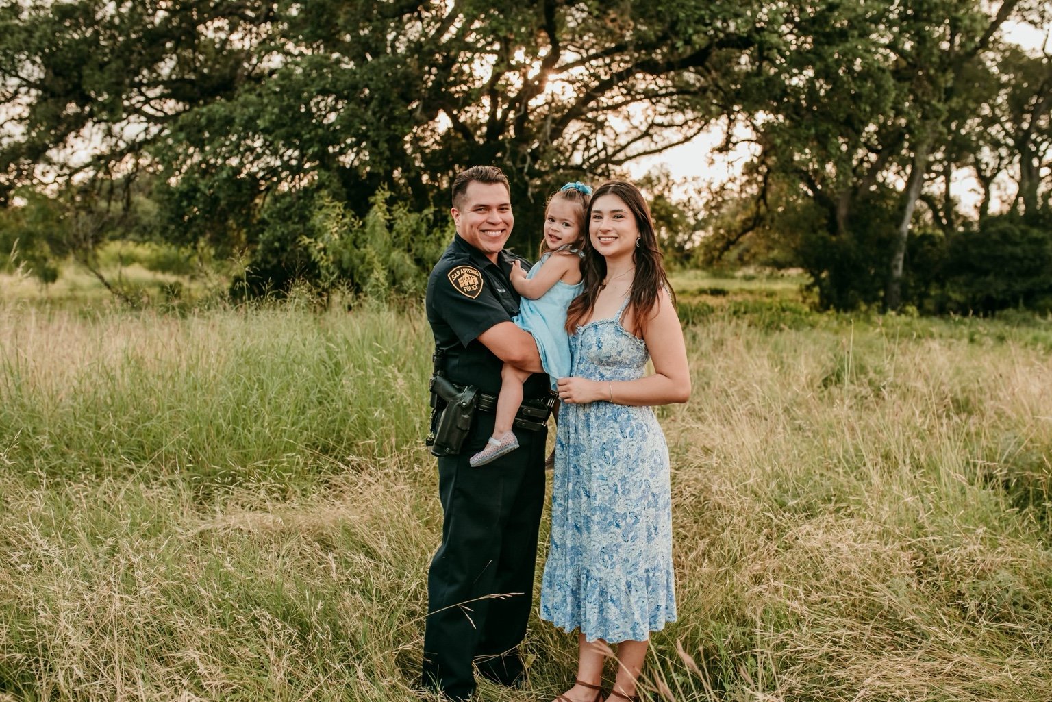 Citadel Framing Contractors founder Carlos Fuentes with his family.