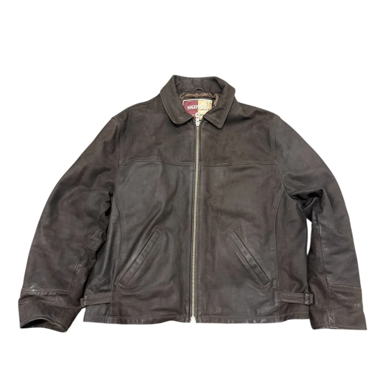 Vintage Men's Skippy Genuine Leather Jacket