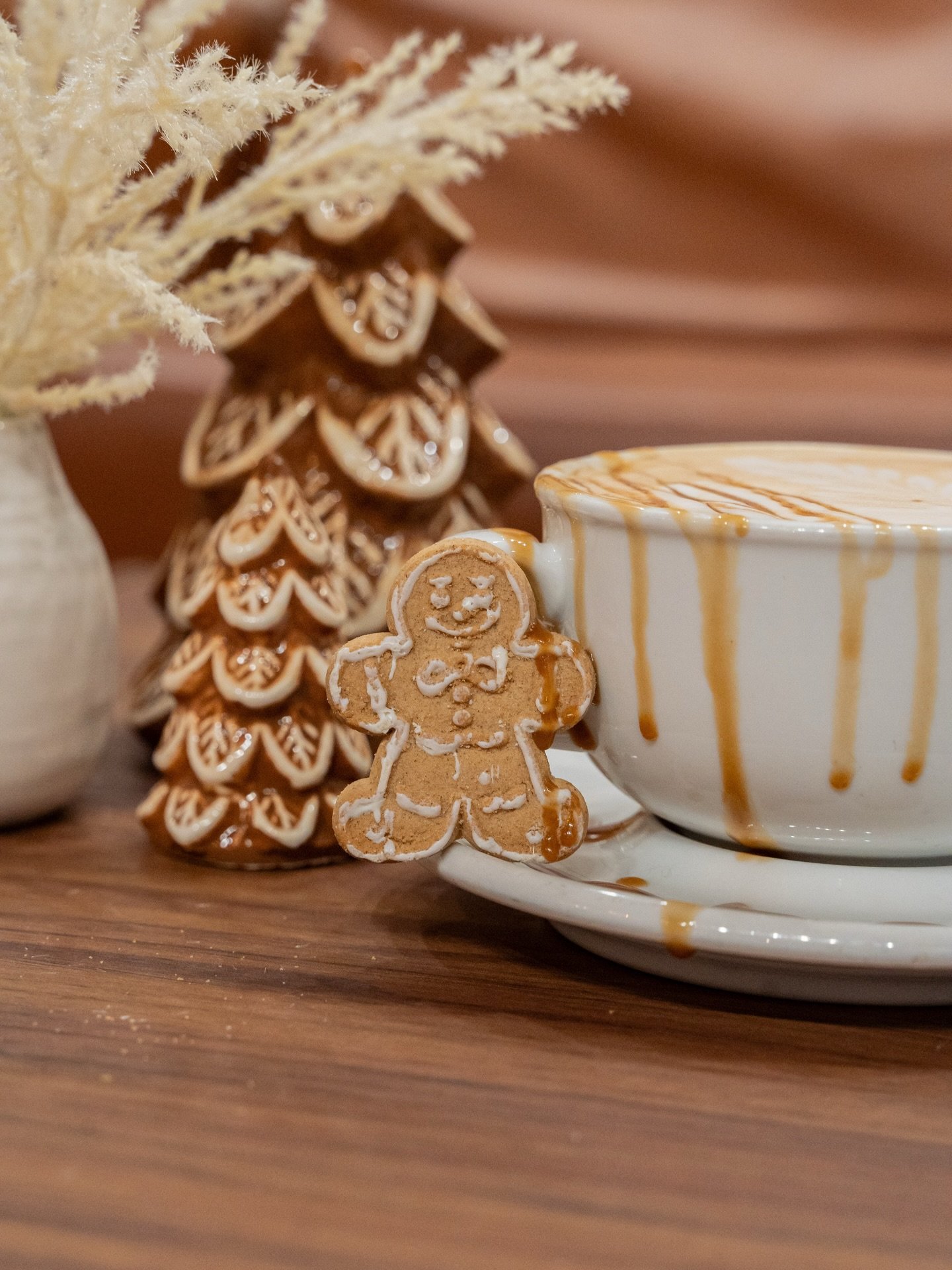 &ldquo;You can&rsquo;t catch me I&rsquo;m the ginge&hellip; jk, catch me right here.&rdquo; 

Our house made Gingerbread syrup is only here for winter! 

Try it in a
🍪 Gingerbread Crunch
🤎 Caramel Gingerbread 
🍵 Gingerbread Matcha
🫶🏻 OR made how