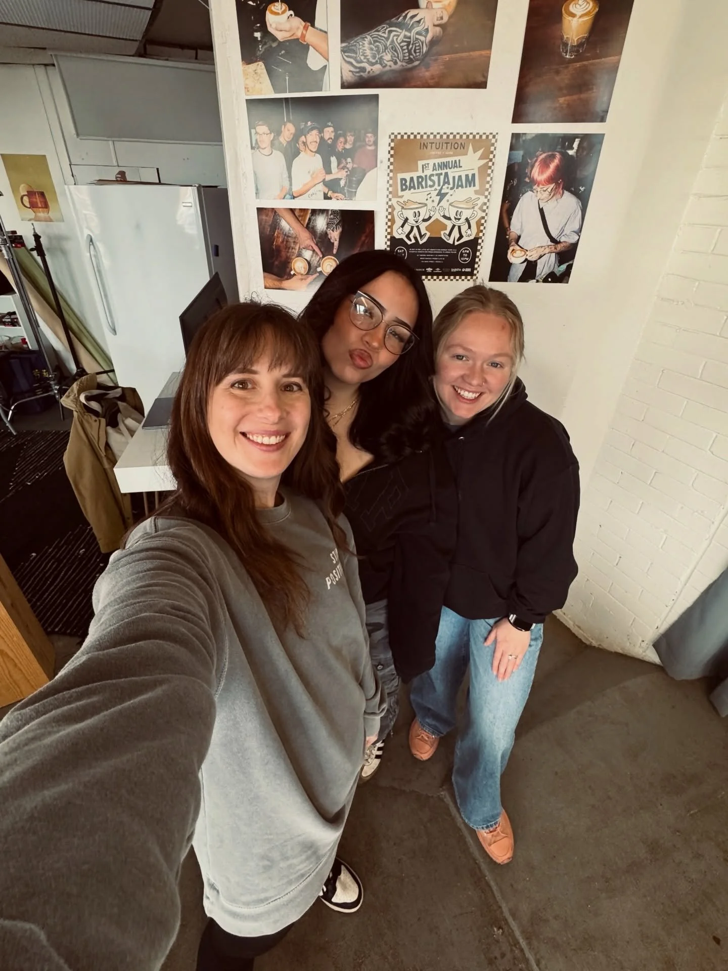 ☕️ Our team had a great day with our friends at @intuitioncoffeeco getting a little hands on training with their team! Always fun to keep learning, get a refresh, and experience other coffee shops that are doing it 🤌🏻🫰🏻