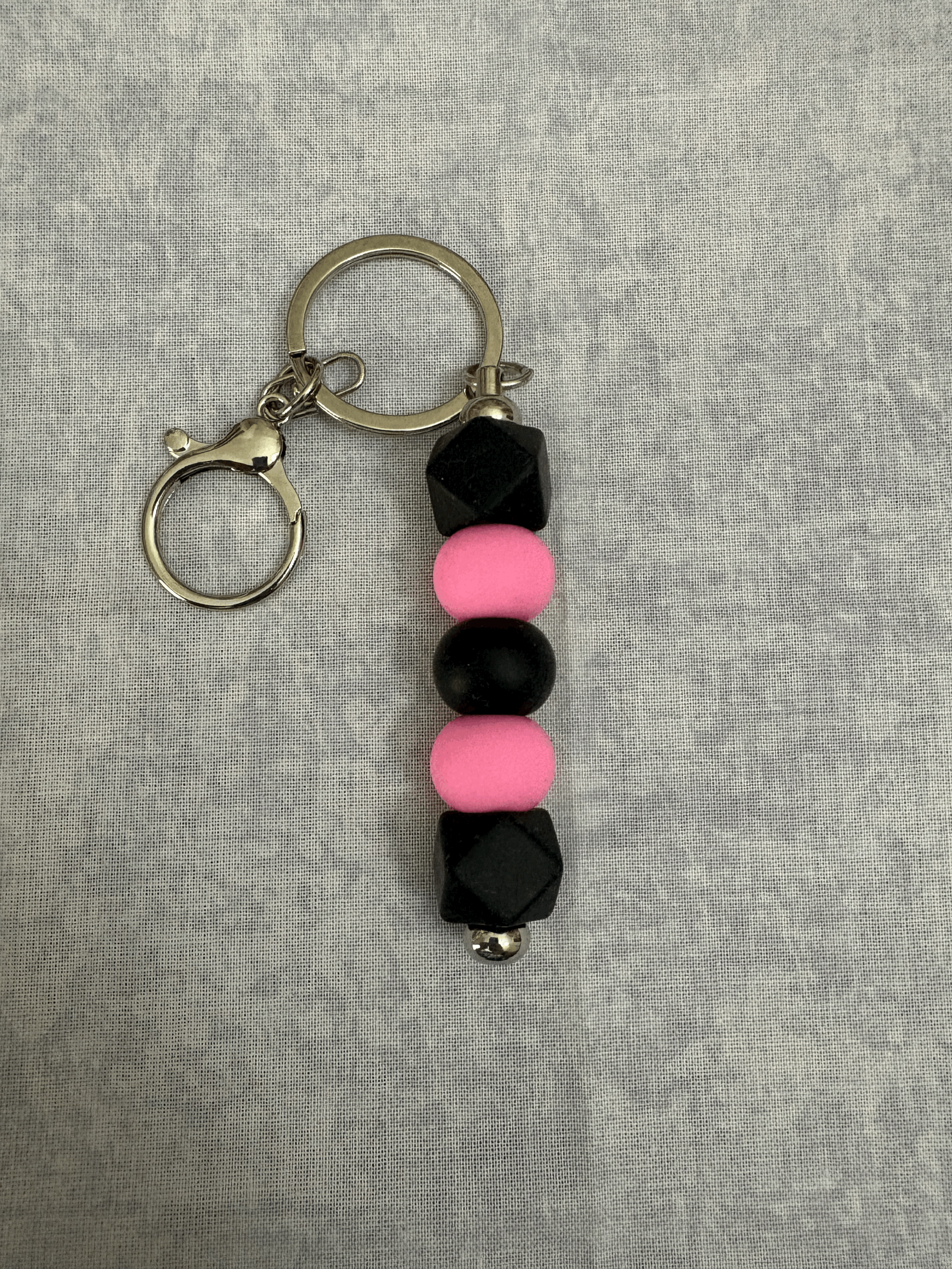 Black and Pink 4 Bag Charms