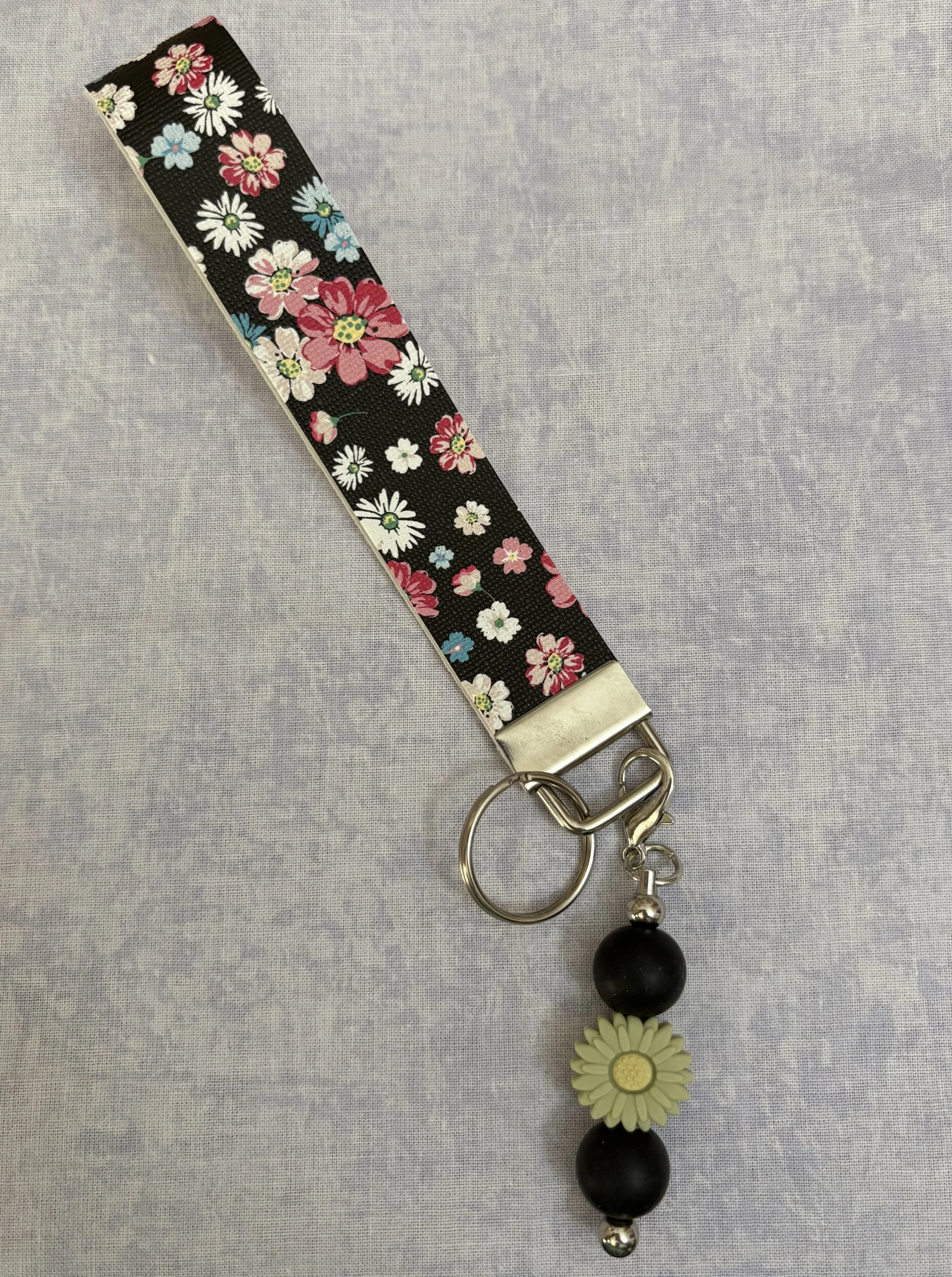 Floral Bliss Wristlet Keychain