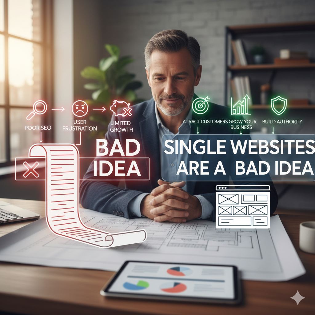 Single Page Websites? Why We Think It’s a Bad Idea