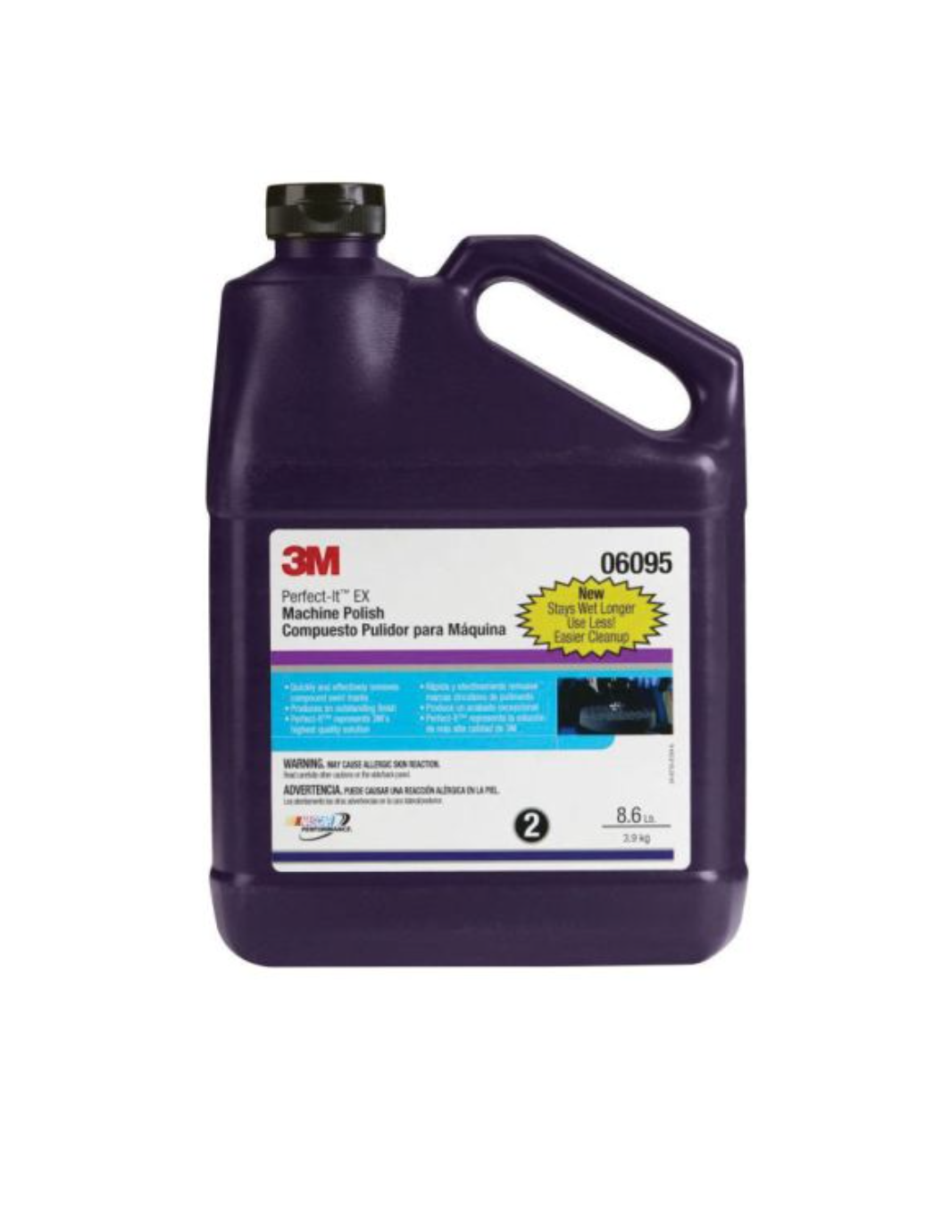Perfect-It™ 06095 EX Machine Polish, 1 gal Bottle, Liquid, Gray, Polish