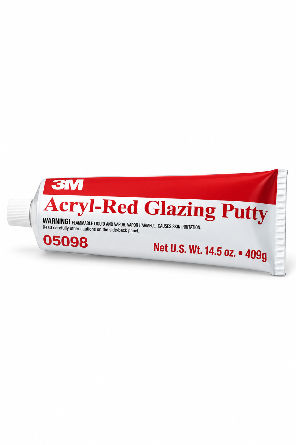 3M™ 05098 Glazing Putty, 14.5 oz Aluminum Tube, Paste