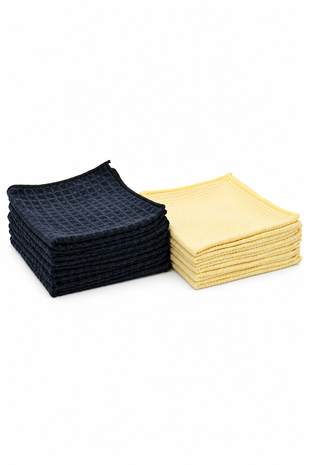 Waffle Weave Glass Towel, 360-380 GSM, 16" x 16"