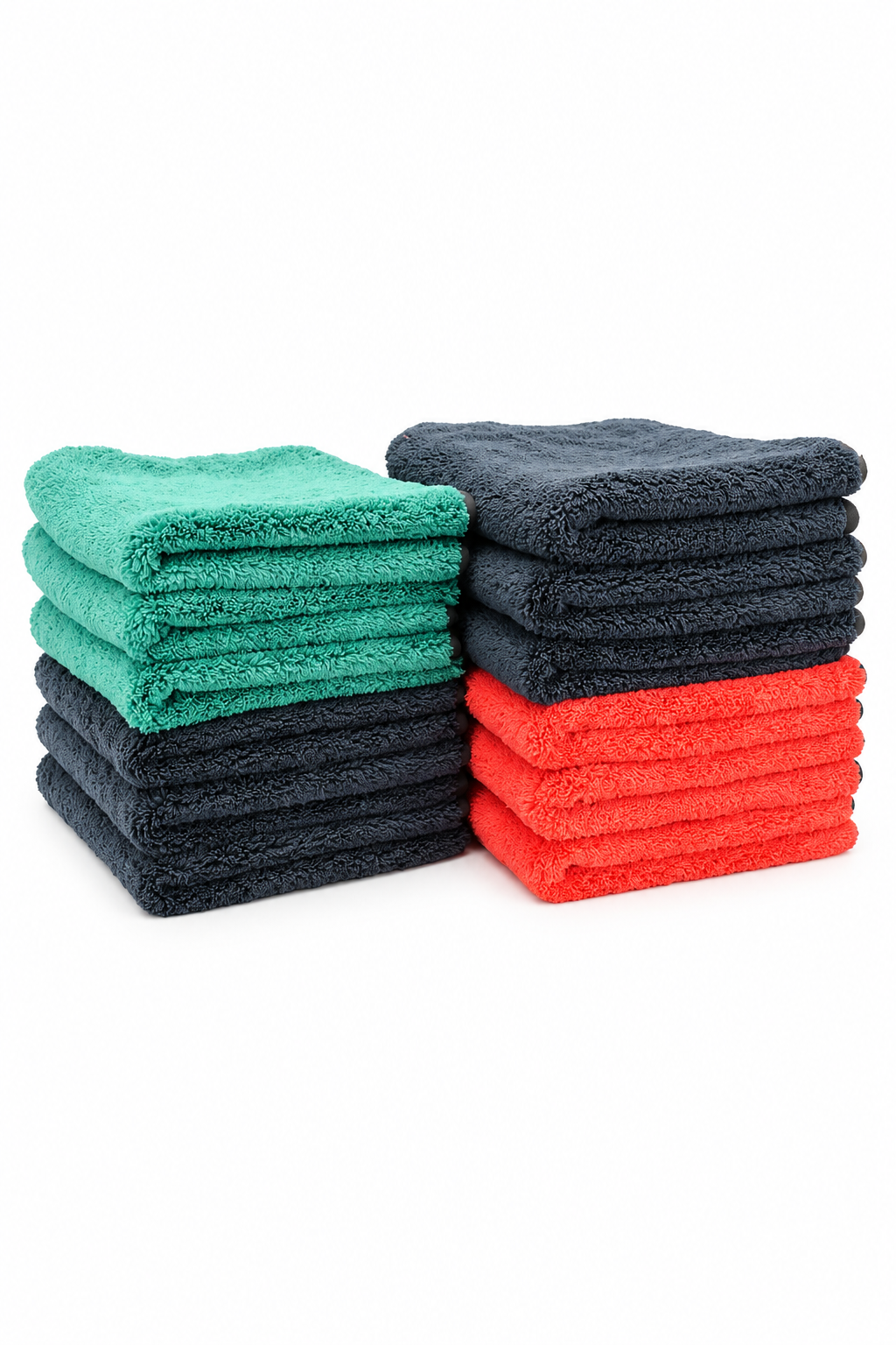 Dual-Faced Deluxe Buffing Towel, 820 GSM, 16"x16"