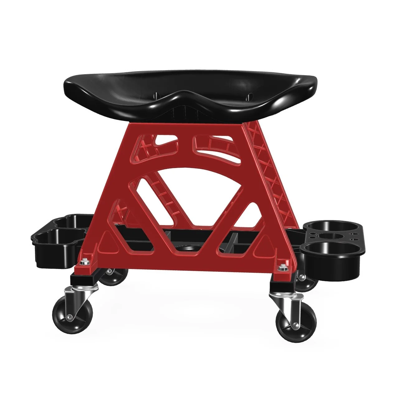 Adjustable Detailing Seat with Storage Tray