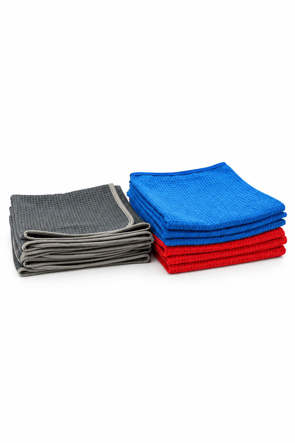 Waffle Weave Glass Towel, 380 GSM, 16"x24"