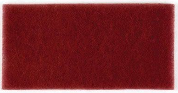 Scotch-Brite™ 64659 Non-Woven Durable Flex Hand Pad, 4-1/2 in W x 9 in L, 320/400 Grit, A Very Fine Grade, Maroon