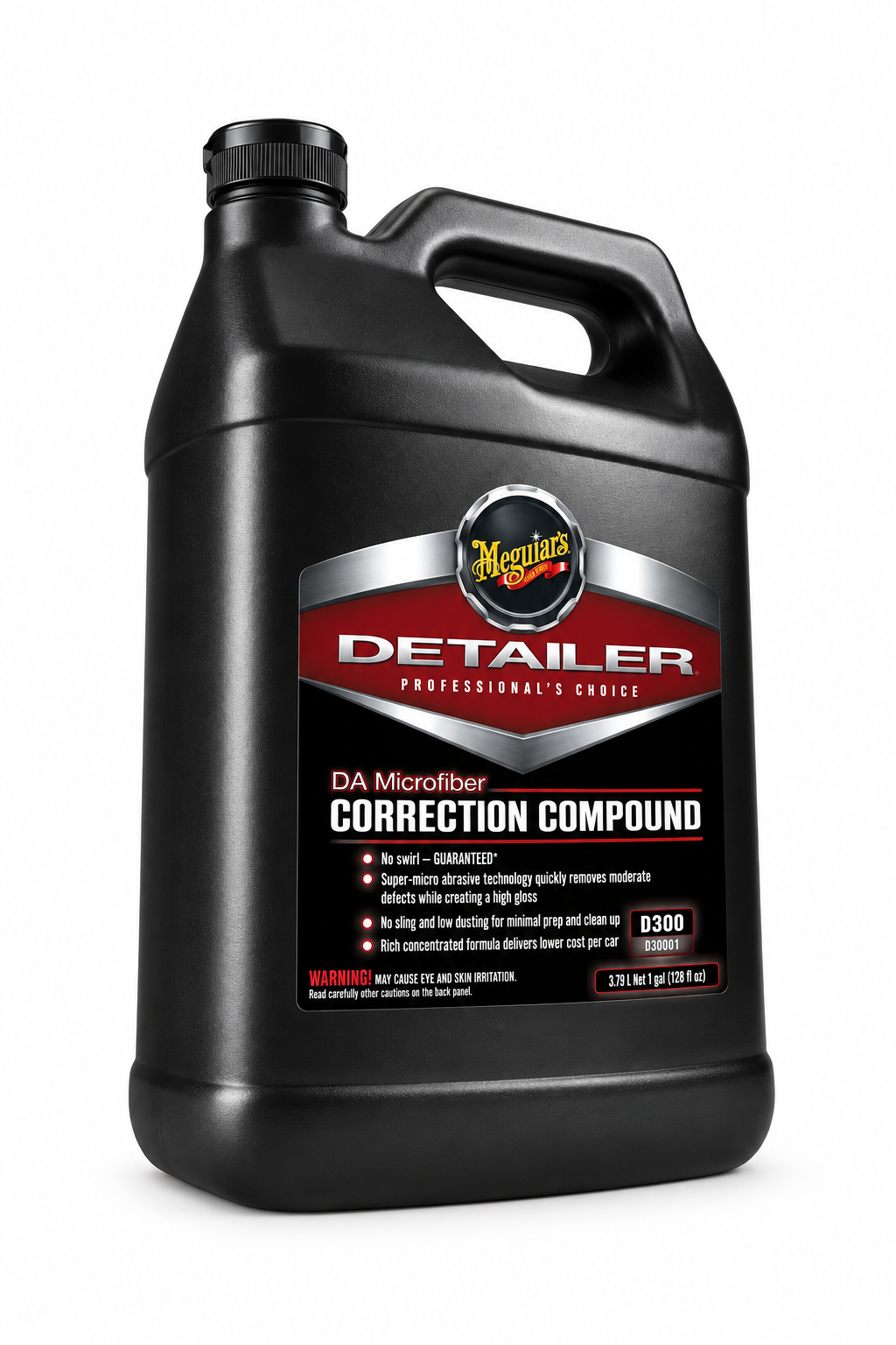Meguiar's® Detailer D30001 Microfiber Correction Compound, 1 gal Can, High Gloss Creamy Red, Liquid