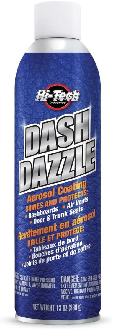 Hi-Tech Dash Dazzle Interior Detailer Aerosol Coating Spray 13oz