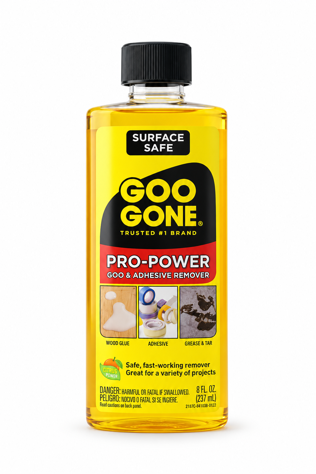 Goo Gone Professional Strength Adhesive Remover, Removes Stickers, Tape, Grease and More