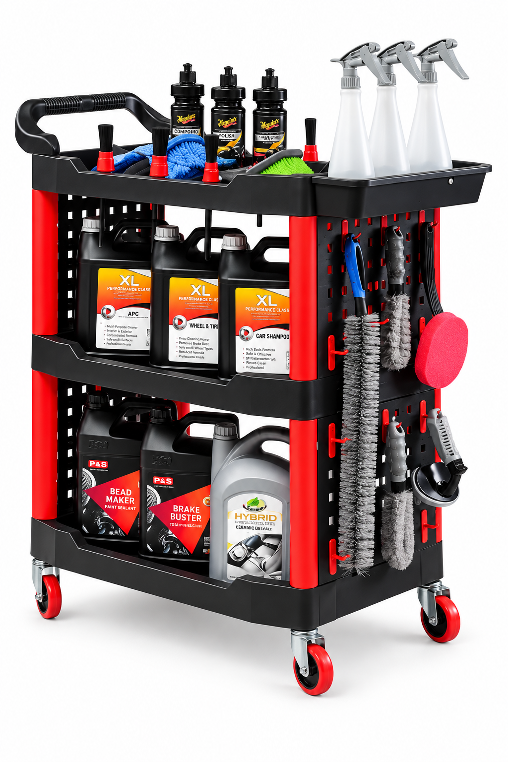 Professional Car Detailing Utility Cart.png