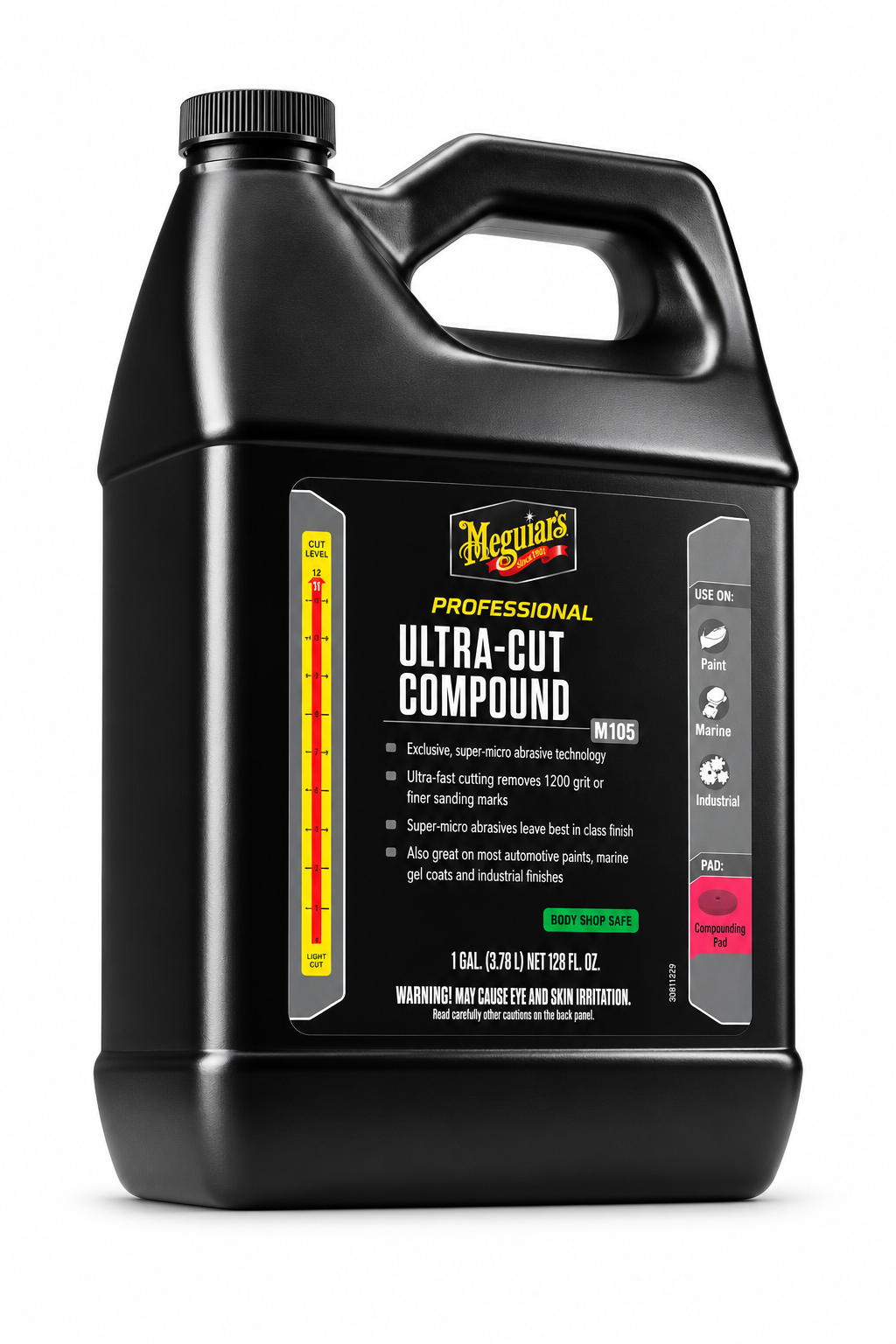 Meguiar's Professional M105 Ultra-Cut Compound, M10501, 1gal