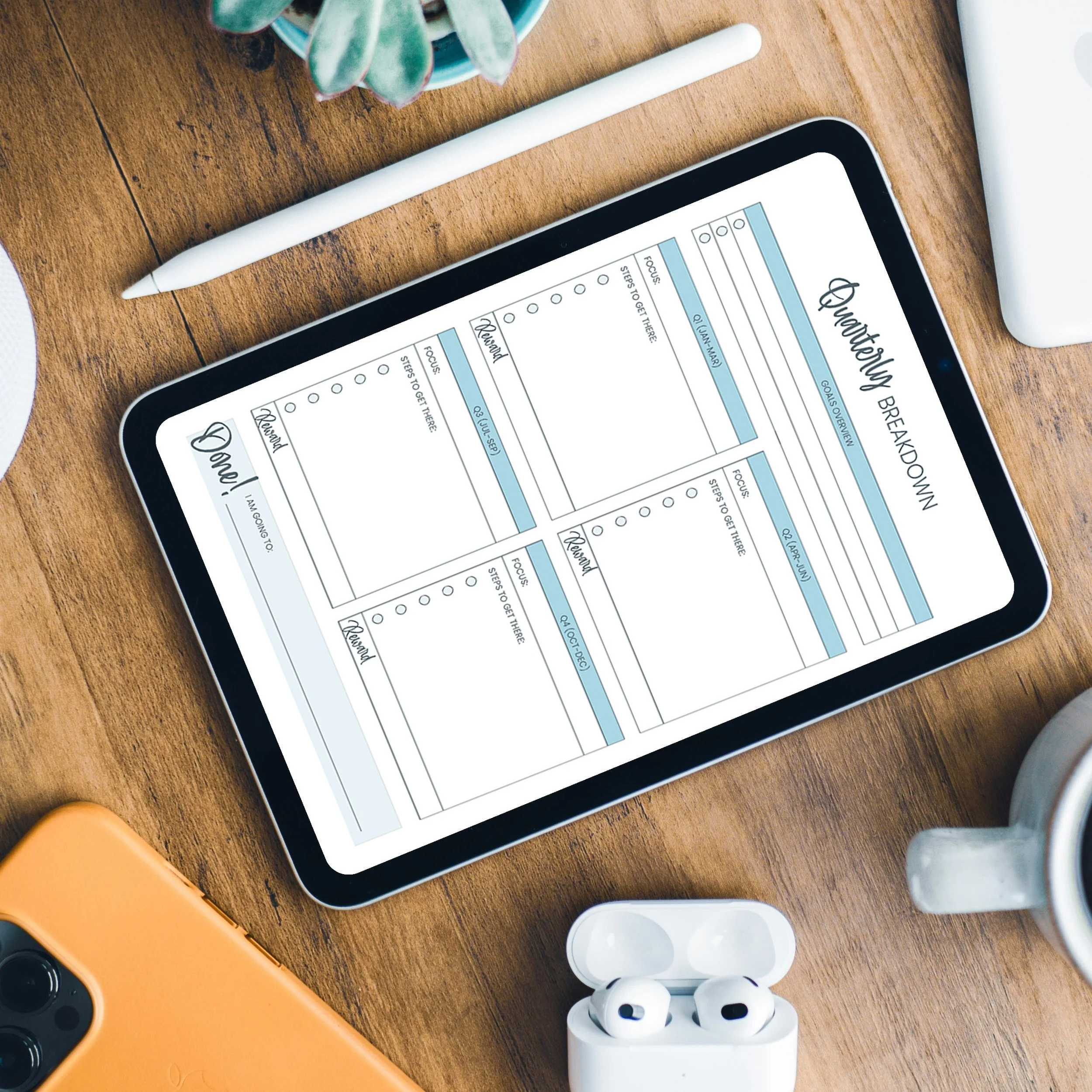 Quarterly Vision Planner