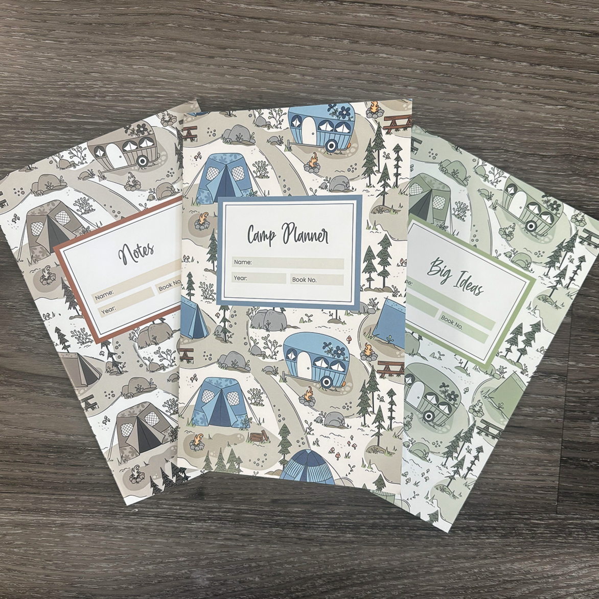 Camp Bundle – Planner + Dot Grid & Lined Journals