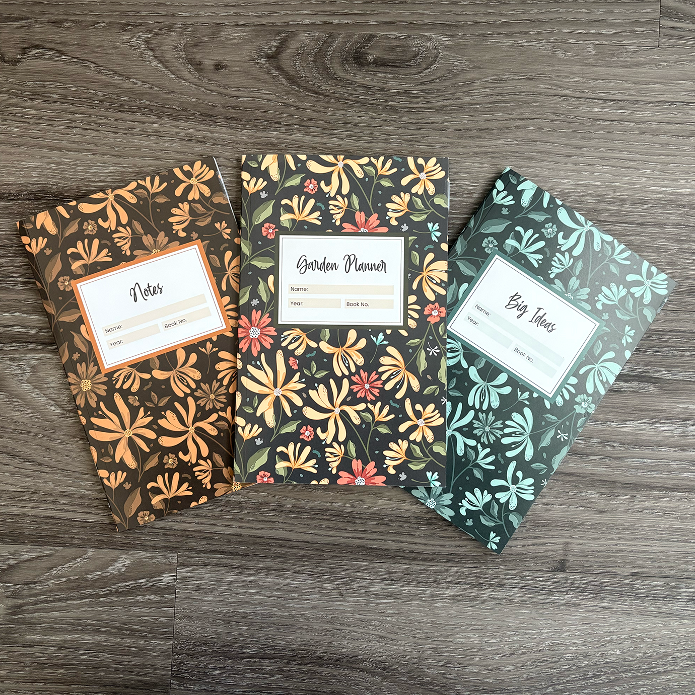 Garden Bundle – Planner + Dot Grid & Lined Journals