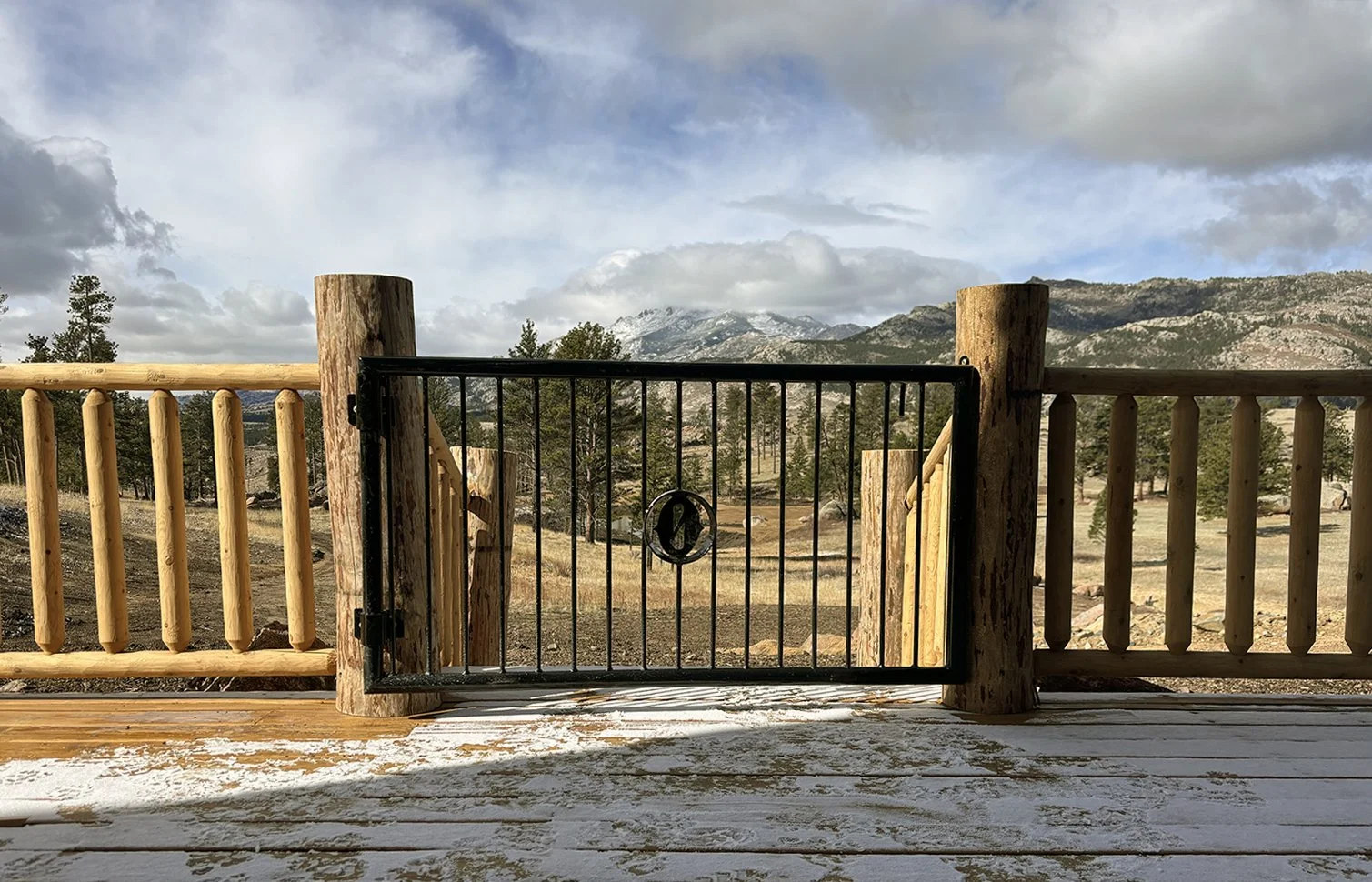 Custom Family Cabin Gate