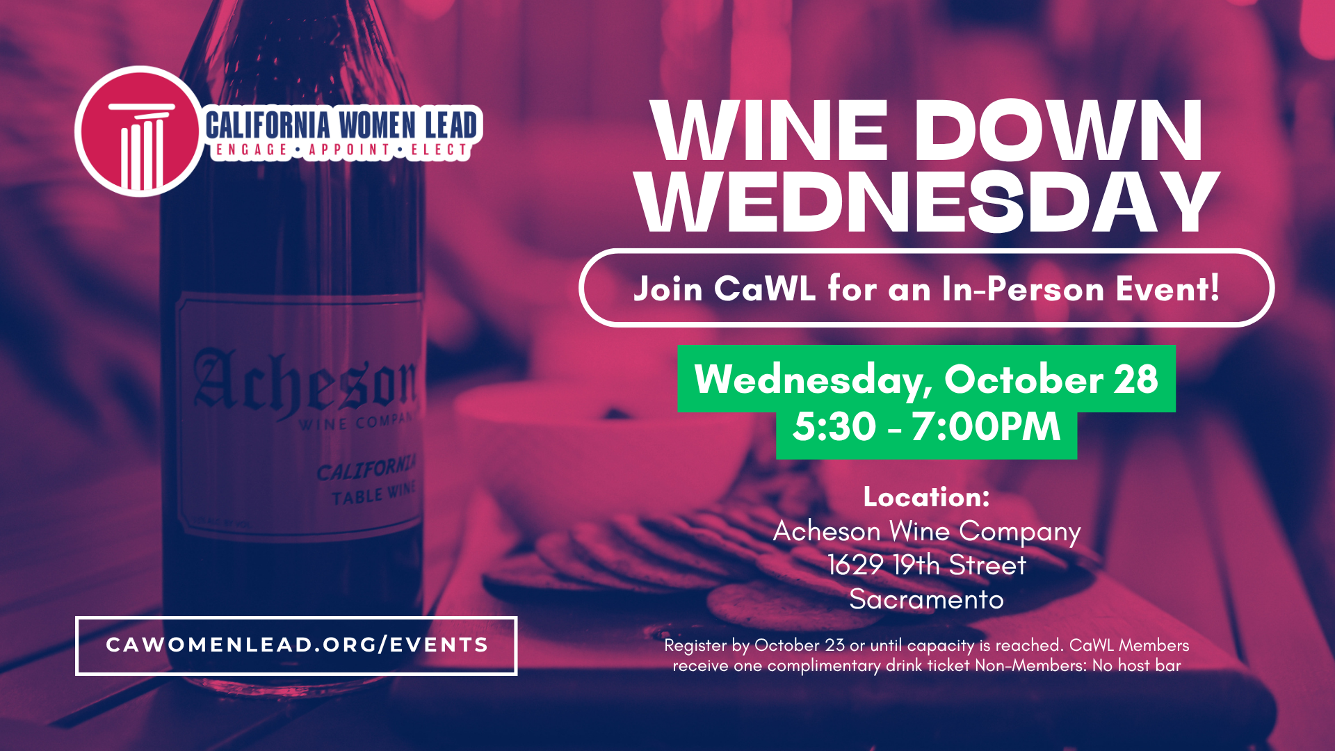 Wine Down Wednesday: In-Person