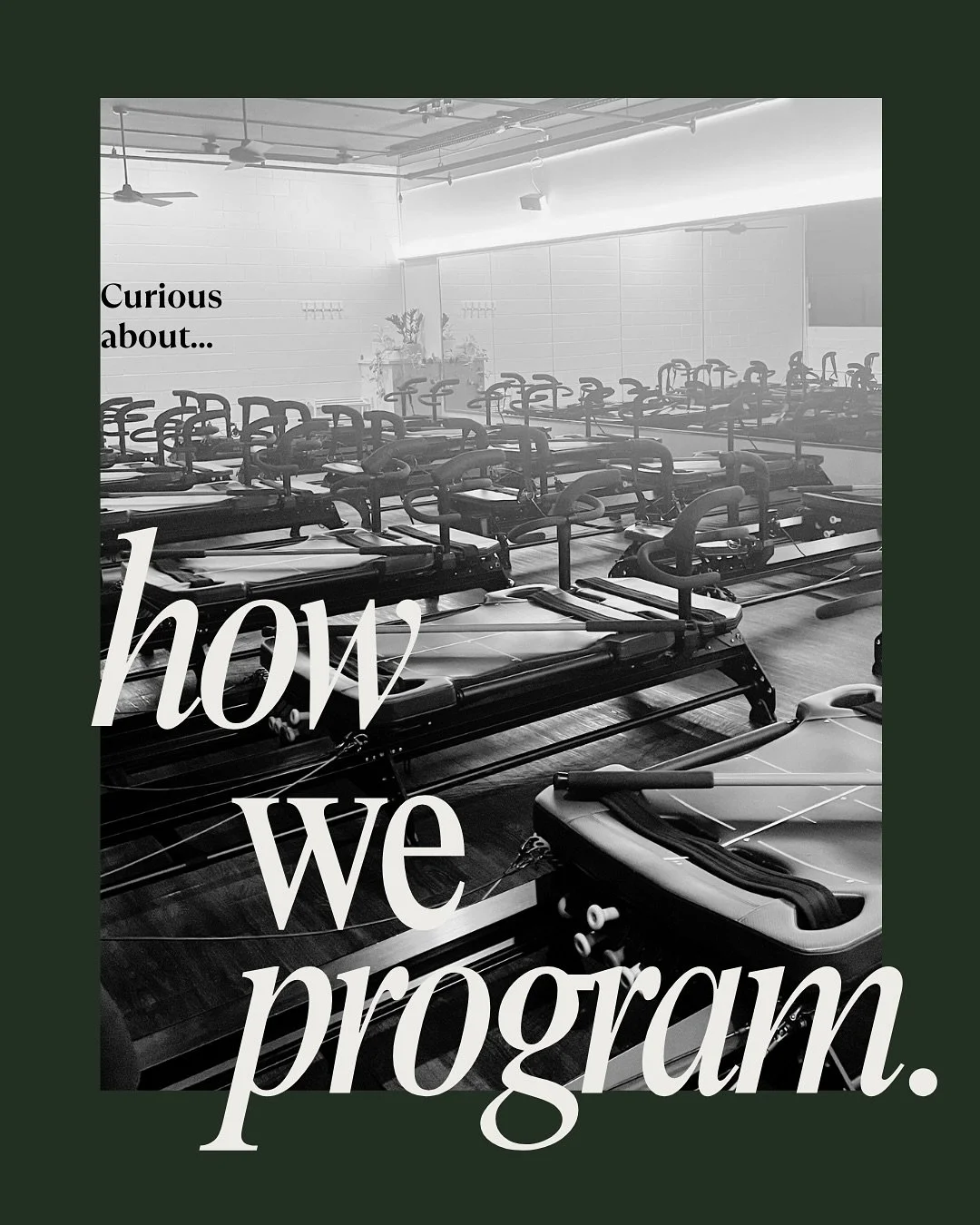 Curious about how we program? ⁣
⁣
It&rsquo;s smart programming. Full Body. Always Changing. Designed with purpose. ⁣
⁣
⁣
⁣
⁣
⁣
⁣
⁣
⁣
⁣
⁣
⁣
#lagree #lagreefitness #healthandfitness #lagreebrisbane #lagreemethod #megaformer #LagreeAustralia #Megaformer