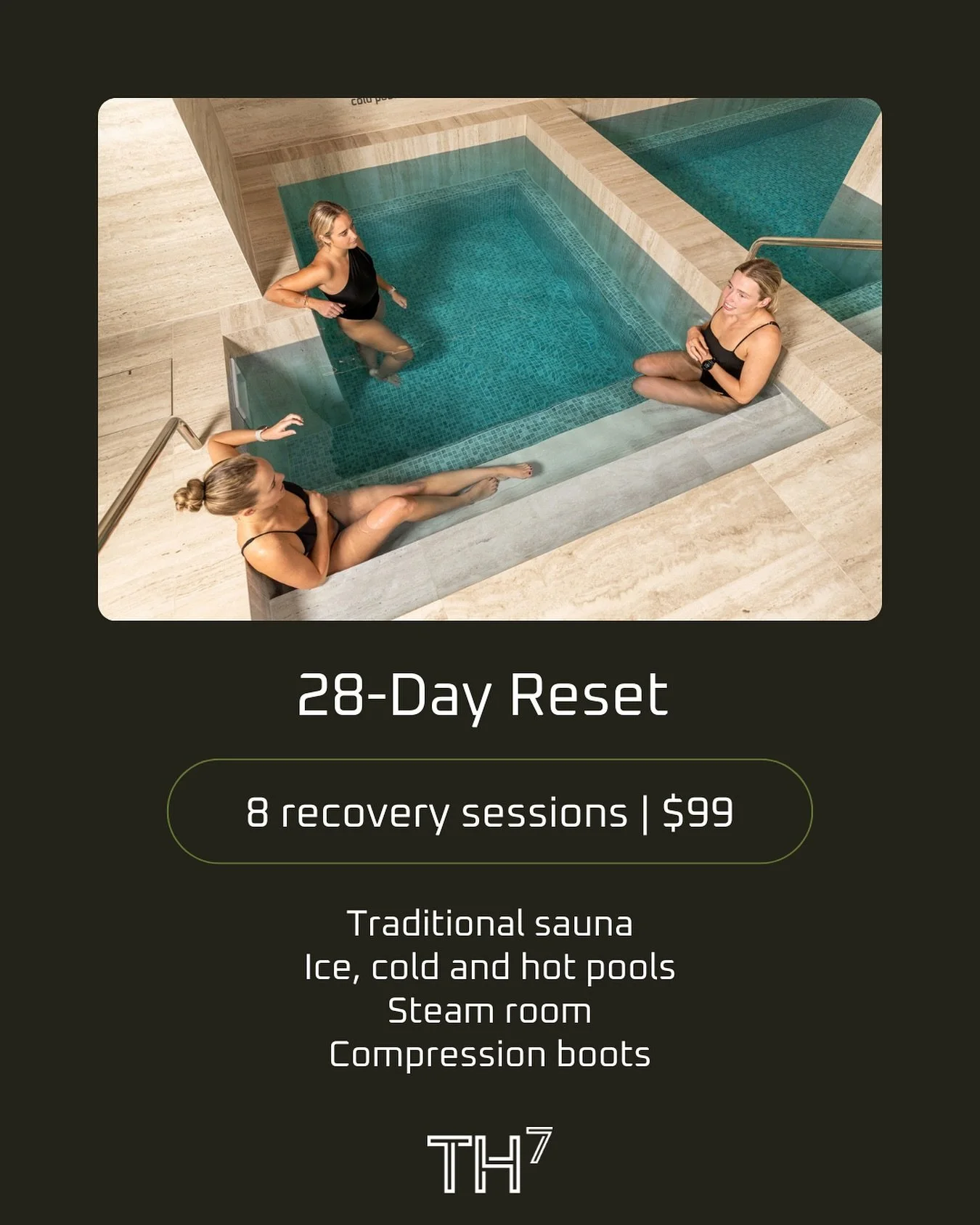 We have a super exciting offer for our ST45 Community! ✨ We&rsquo;ve teamed up with our friends at @th7.au to bring you a 28-Day Reset for just $99.⁣
⠀⠀⠀⠀⠀⁣
It&rsquo;s the perfect complement to your Lagree training: restore, recover and recharge your