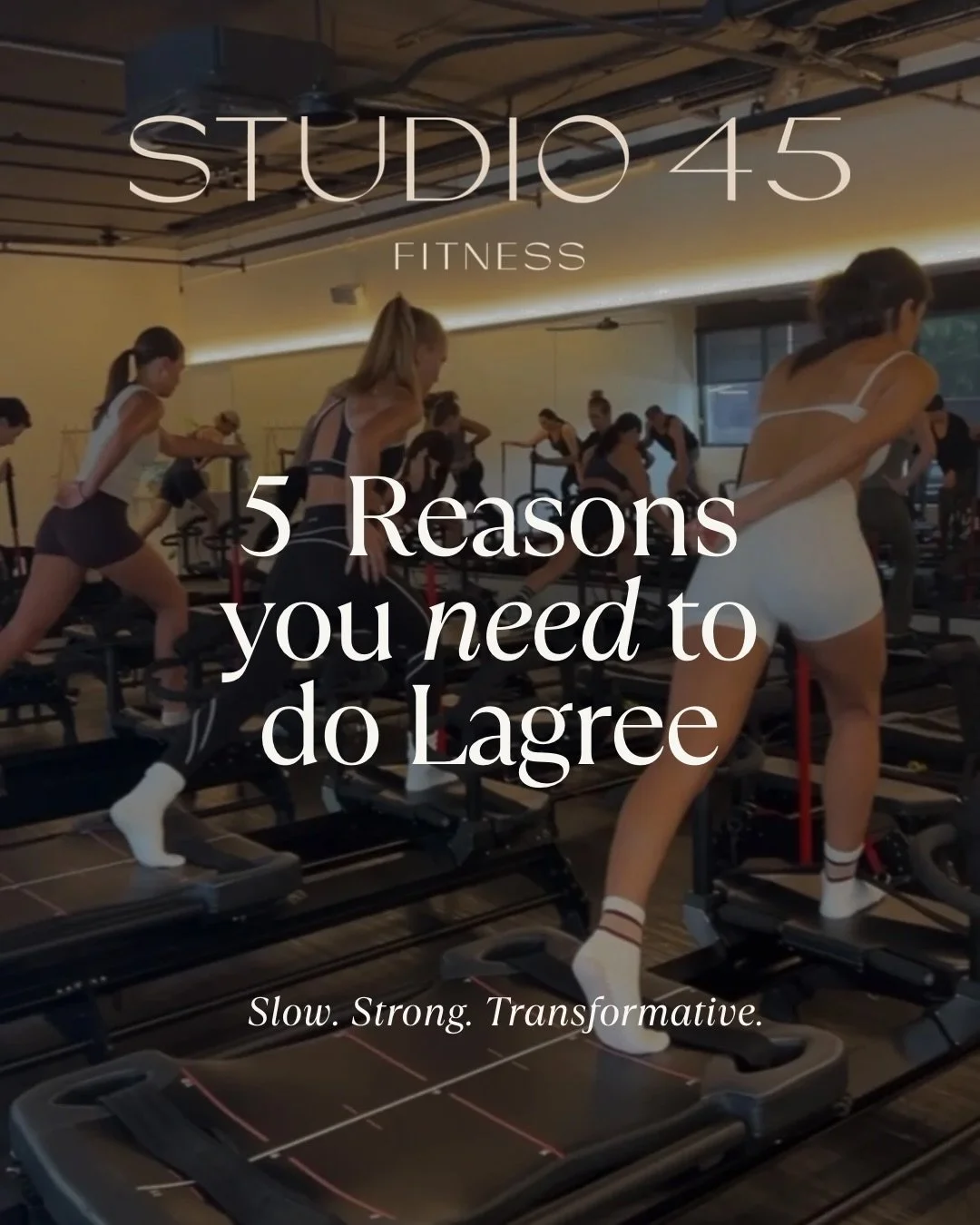 Move slower. Get stronger. Here is why Lagree changes everything.⁣
⁣
Book your next class with us via the link in our bio, we can&rsquo;t wait to see you at ST45 🤎🔥⁣
⁣
⁣
⁣
⁣
⁣
⁣
⁣
⁣
⁣
#lagree #lagreefitness #megaformer #lagreemethod #fitness #lagre
