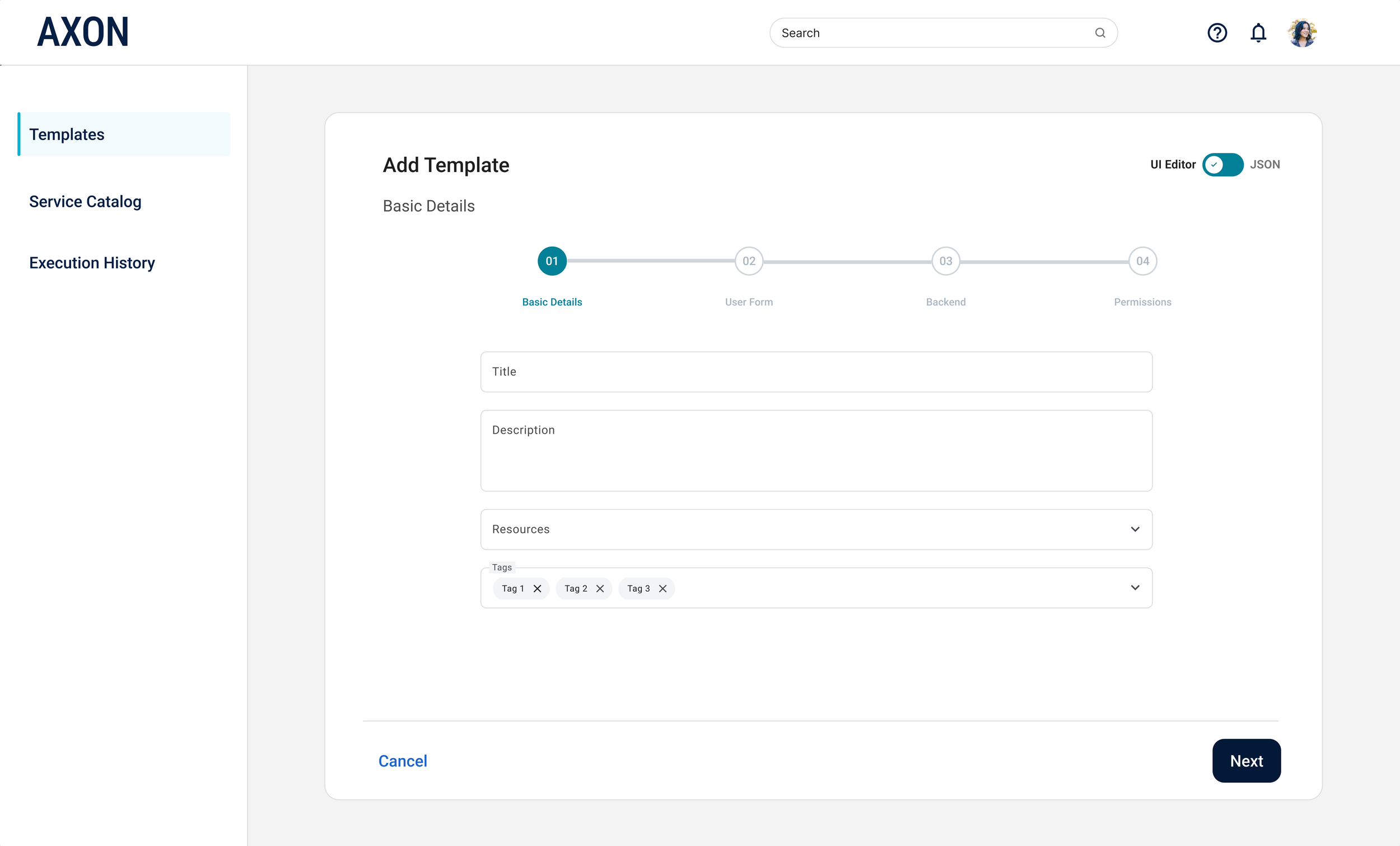 Add Template - Basic Details - With Tags.png