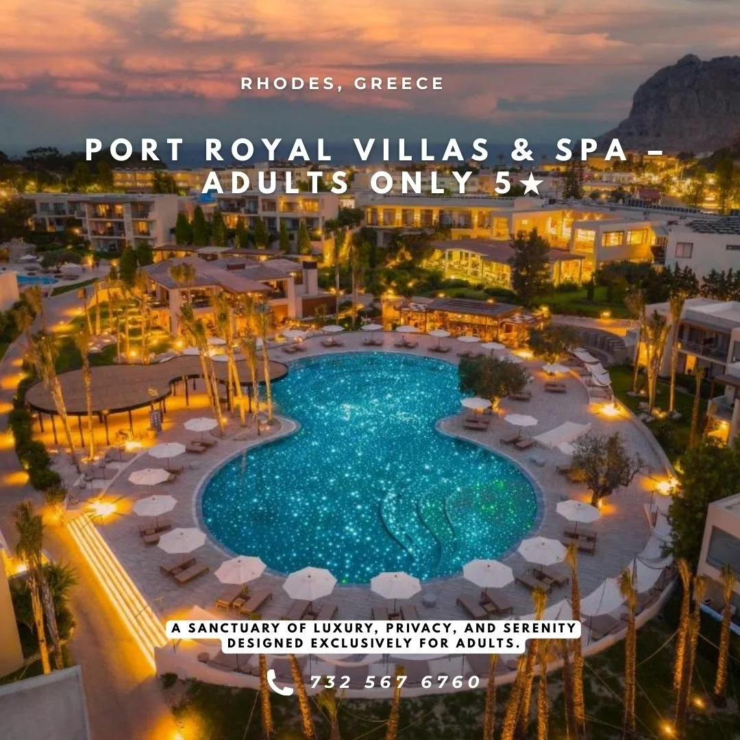 ✨ Port Royal Villas &amp; Spa &ndash; Adults Only (Родос, Греция) ✨
Идеальный курорт для тех, кто мечтает о роскоши, уединении и отдыхе без забот.
🌿 5* отель в современном элегантном стиле утопает в садах и открывает вид на бирюзовое Эгейское море.
