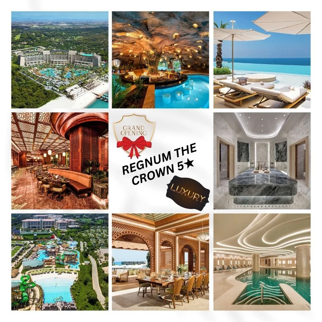 ❤️REGNUM THE CROWN &mdash; новый уровень роскоши в Турции (2025)
Отель, который уже смело встал в один ряд с Cullinan и Maxx Royal.
Новейшее воплощение элегантности, современного дизайна и премиального комфорта.
📍 Расположение: Отель расположен на п