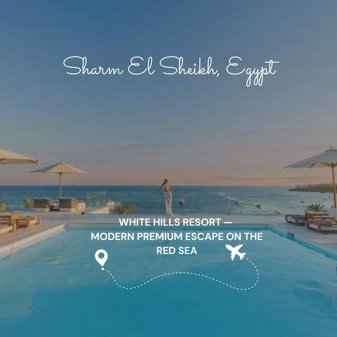 🌴 WHITE HILLS RESORT &mdash; современный отдых на Красном море
White Hills Resort &mdash; один из самых стильных и новых курортов Шарм-эль-Шейха. Это сочетание эстетики, продуманной инфраструктуры, качественного сервиса и отличного пляжа. Отель подх