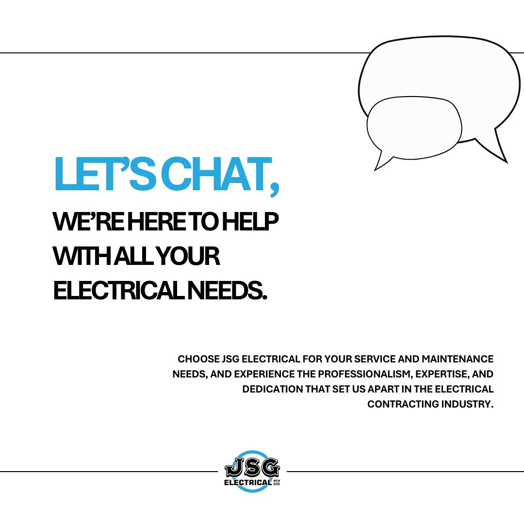 💬 Chat with us today for all your commercial electrical needs!

⚡️ Whether it&rsquo;s installation, maintenance, or repairs, our expert team is here to ensure your business stays powered and efficient

 Get in touch now! 
#JSGELECTRICAL #electricaln