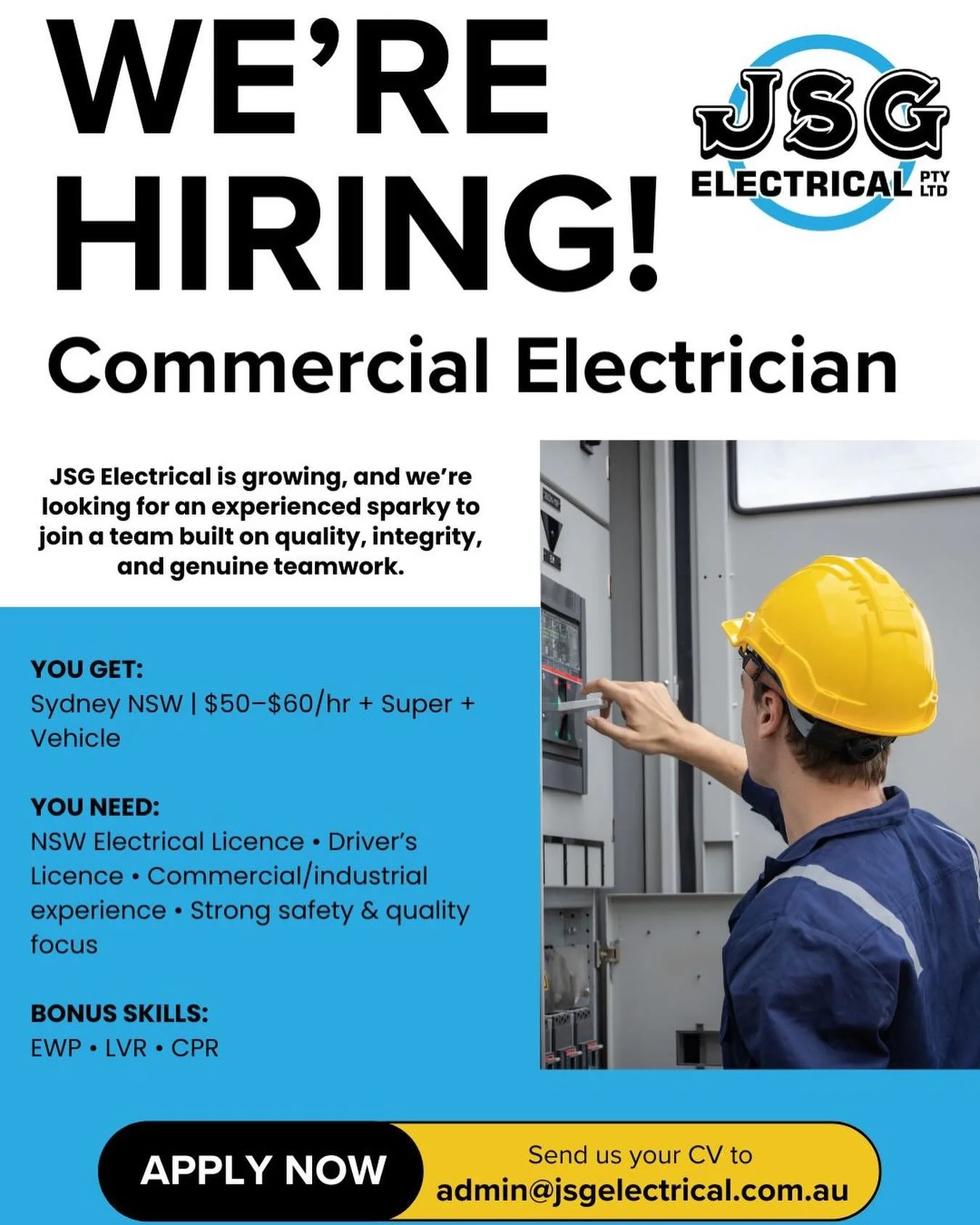 ⚡️ WE&rsquo;RE HIRING!⚡️