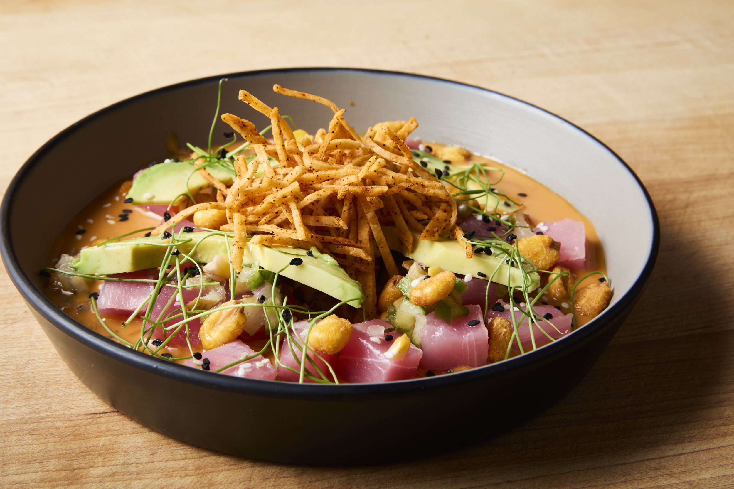Ahi tuna ceviche