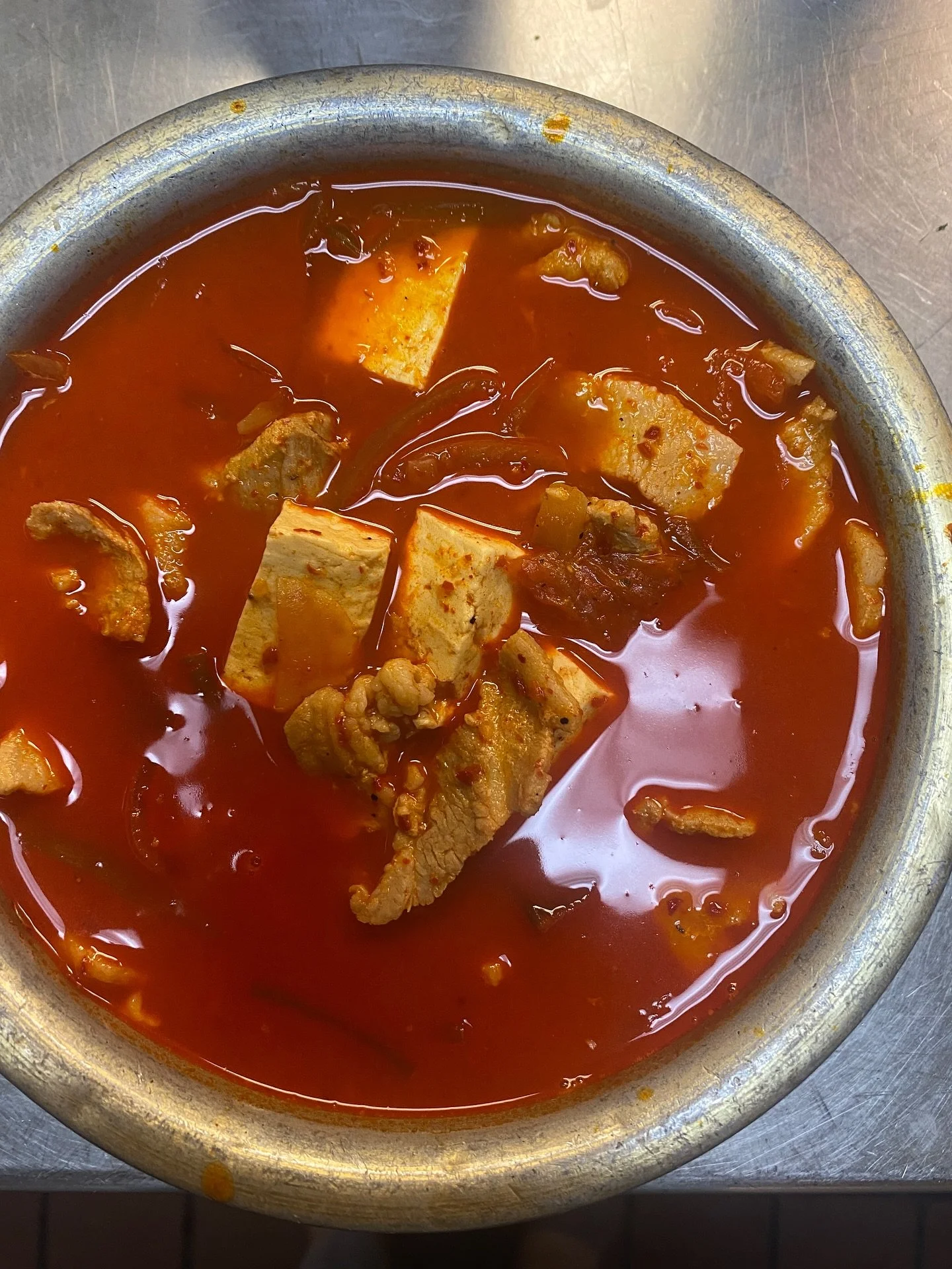 Pork and kimchi stew, the perfect combo!